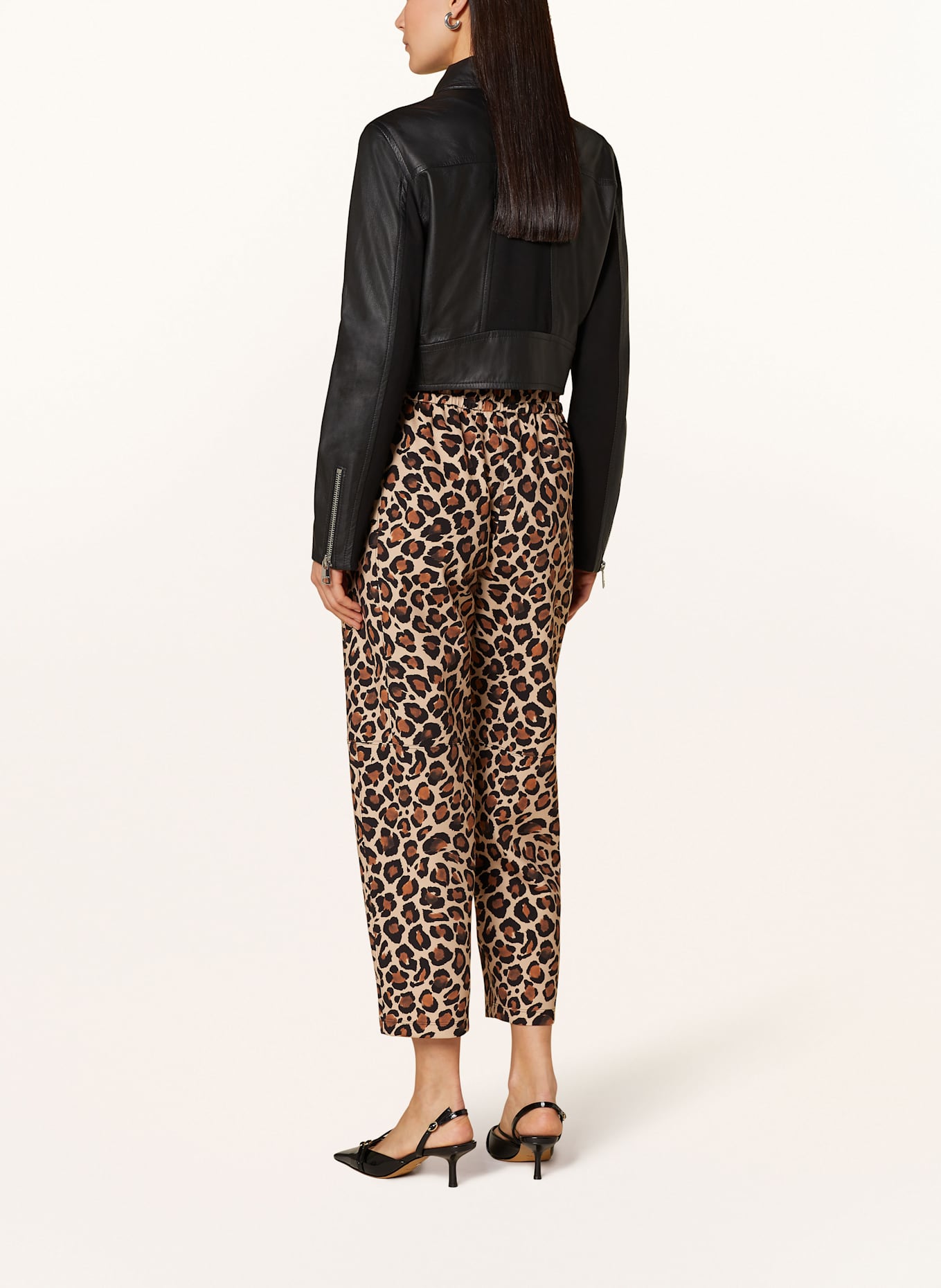 MARC CAIN Lederjacke: 900 BLACK