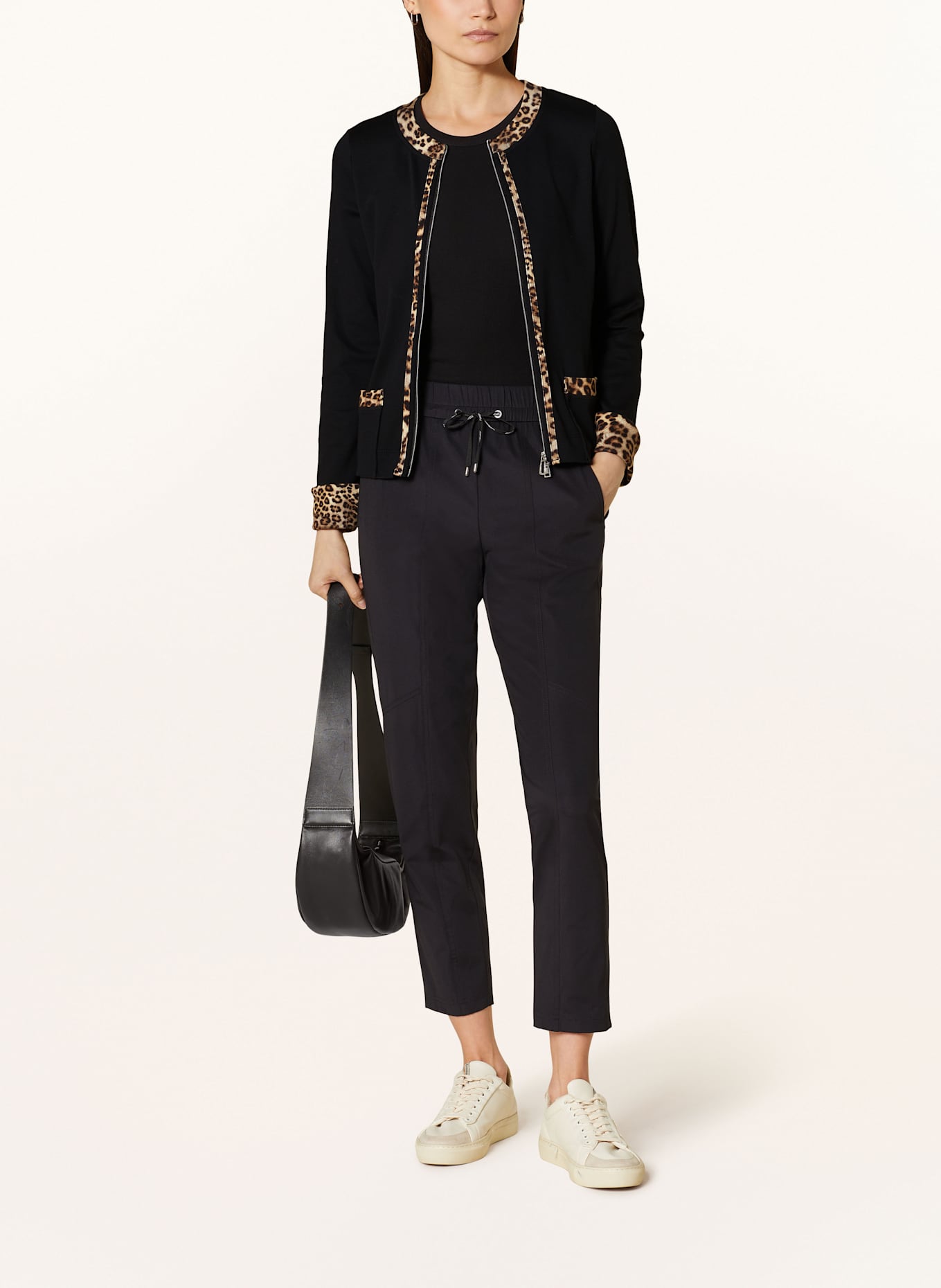 MARC CAIN Sweatjacke: 900 BLACK