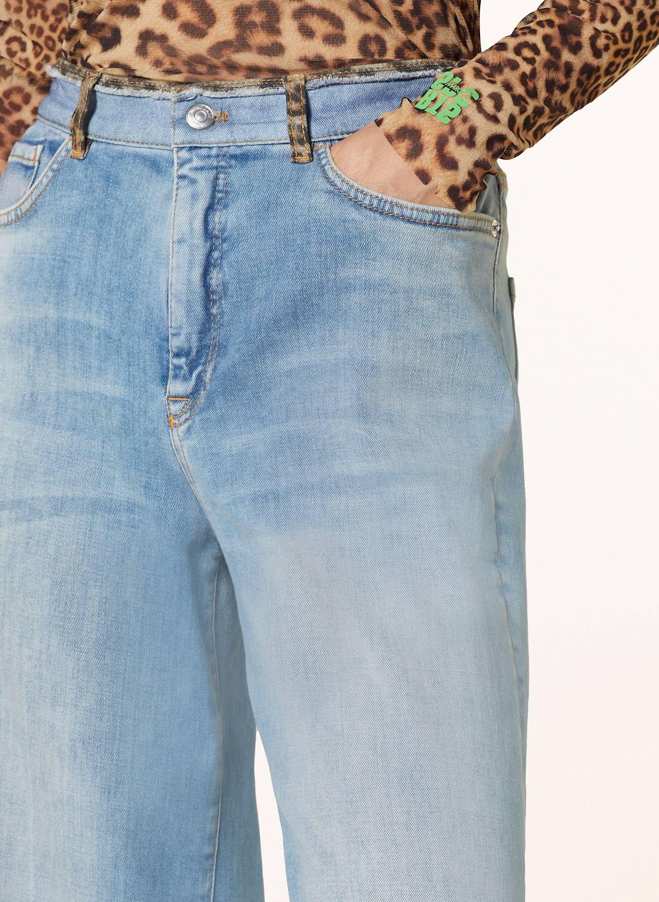 MARC CAIN Flared jeans WARRI: 351 baby blue