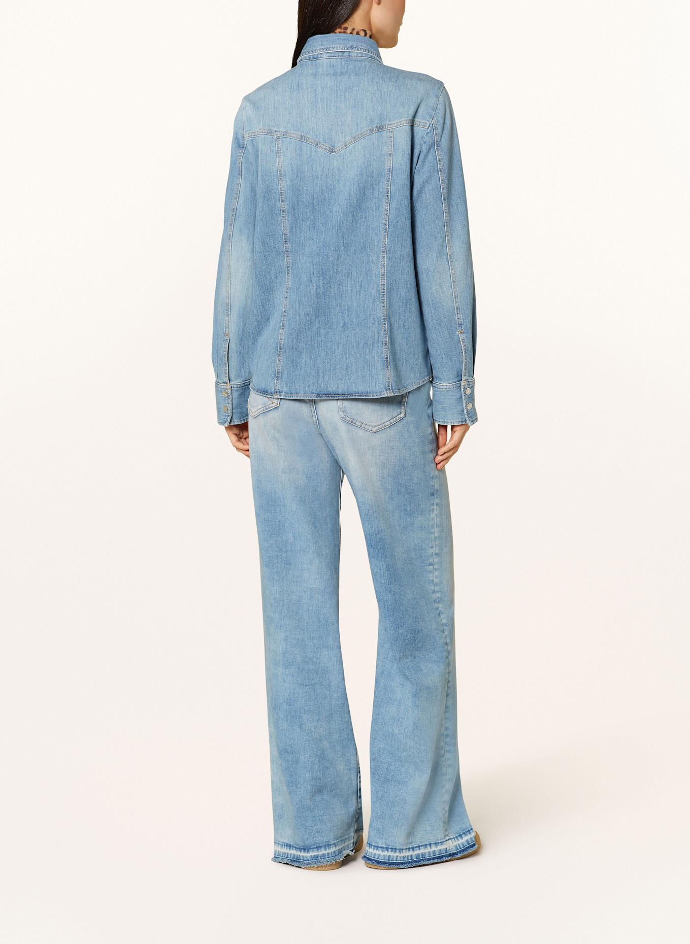 MARC CAIN Denim blouse: 351 baby blue