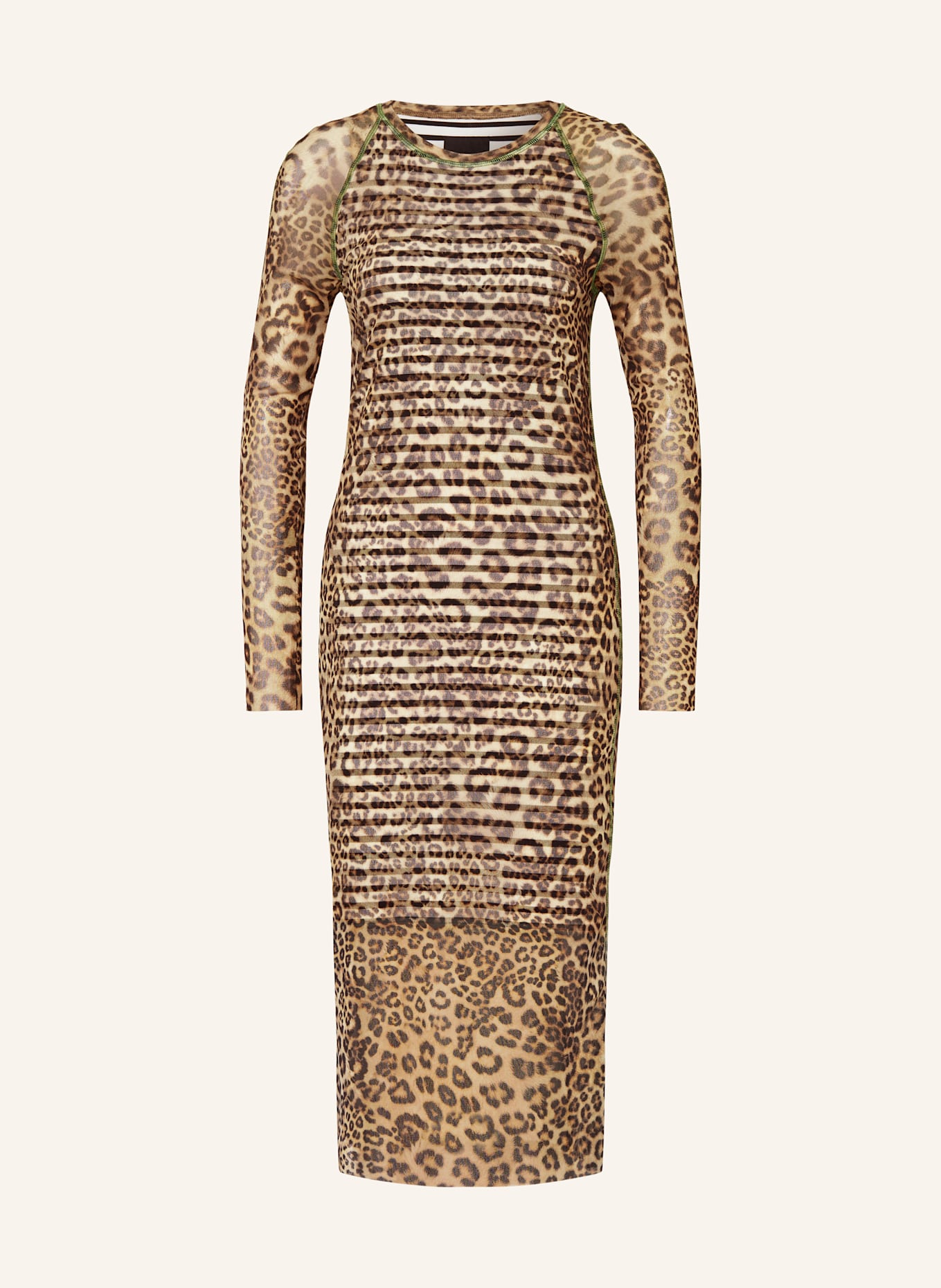 MARC CAIN Sukienka etui z siateczki: 617 granola