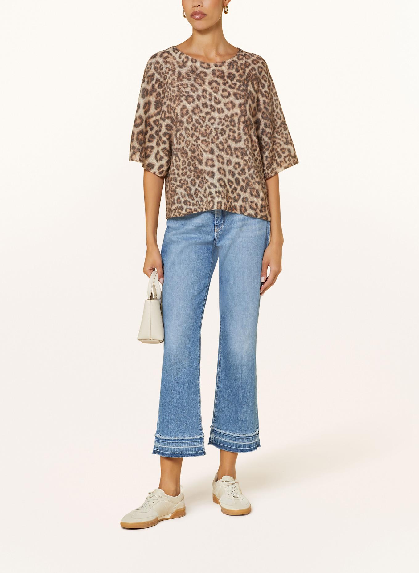 MARC CAIN Úpletové tričko s alpakou: 617 granola