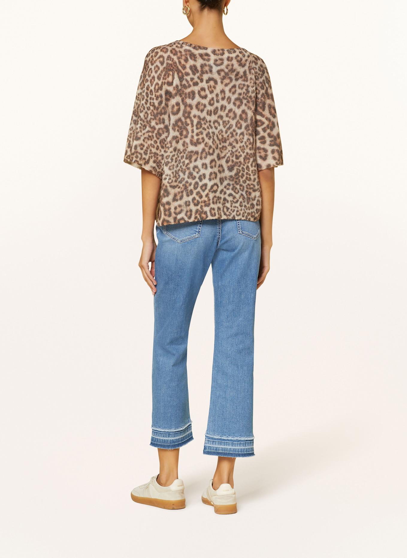 MARC CAIN Úpletové tričko s alpakou: 617 granola