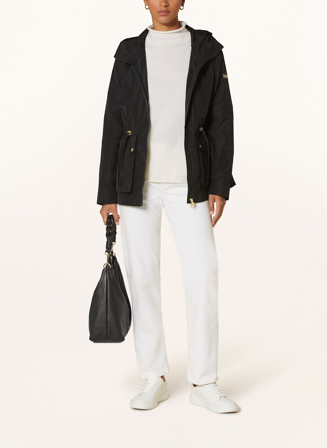 BARBOUR INTERNATIONAL Kurtka polowa PIPER: CZARNY