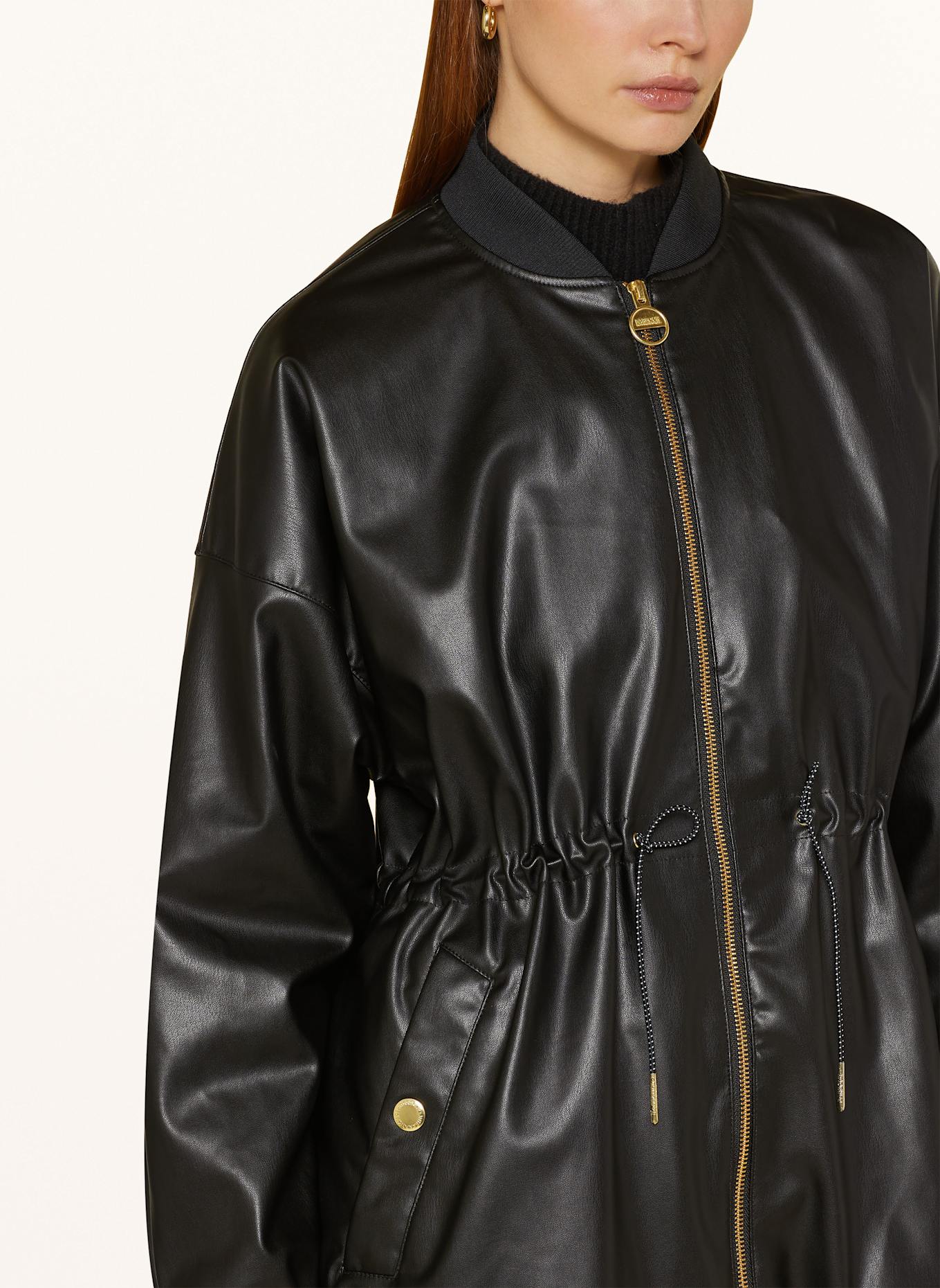 サリ Barbour leather international M Barbour International Leather Jacket M Brown Mint Condition