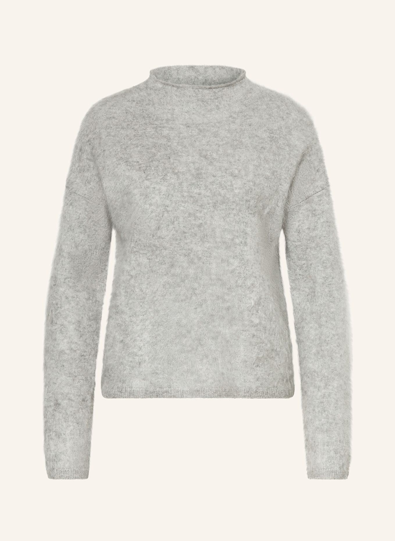 MRS & HUGS Cashmere-Pullover: HELLGRAU