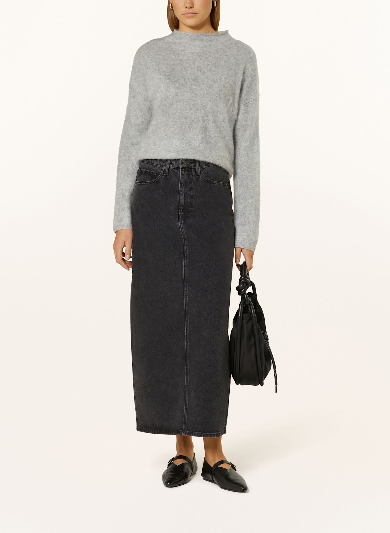 MRS & HUGS Cashmere-Pullover: HELLGRAU