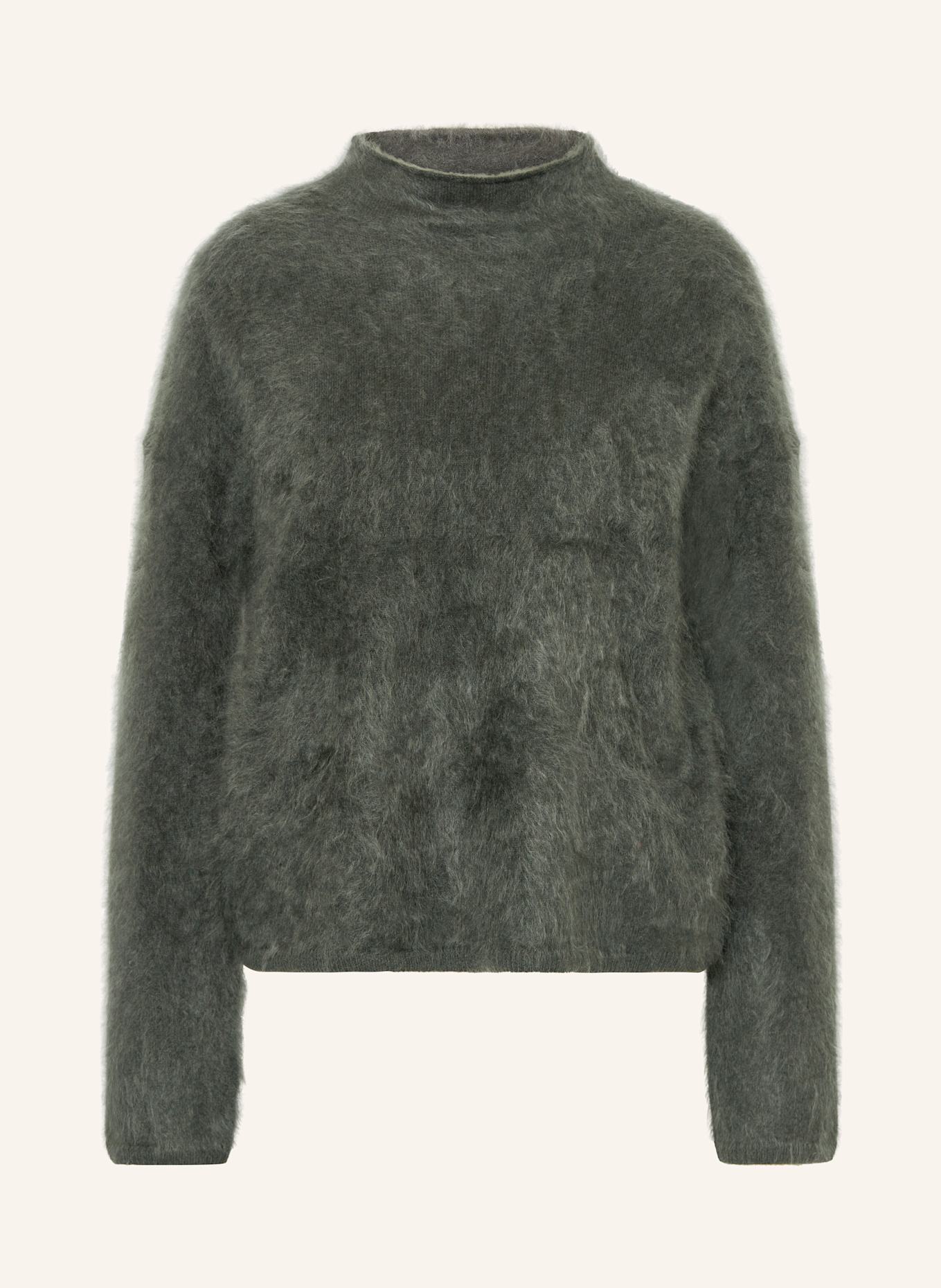 MRS & HUGS Pull en cachemire: GRIS FONCÉ