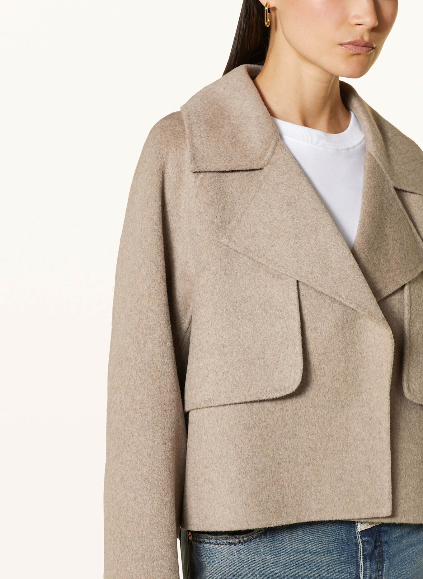MRS & HUGS Cabanjacke: TAUPE
