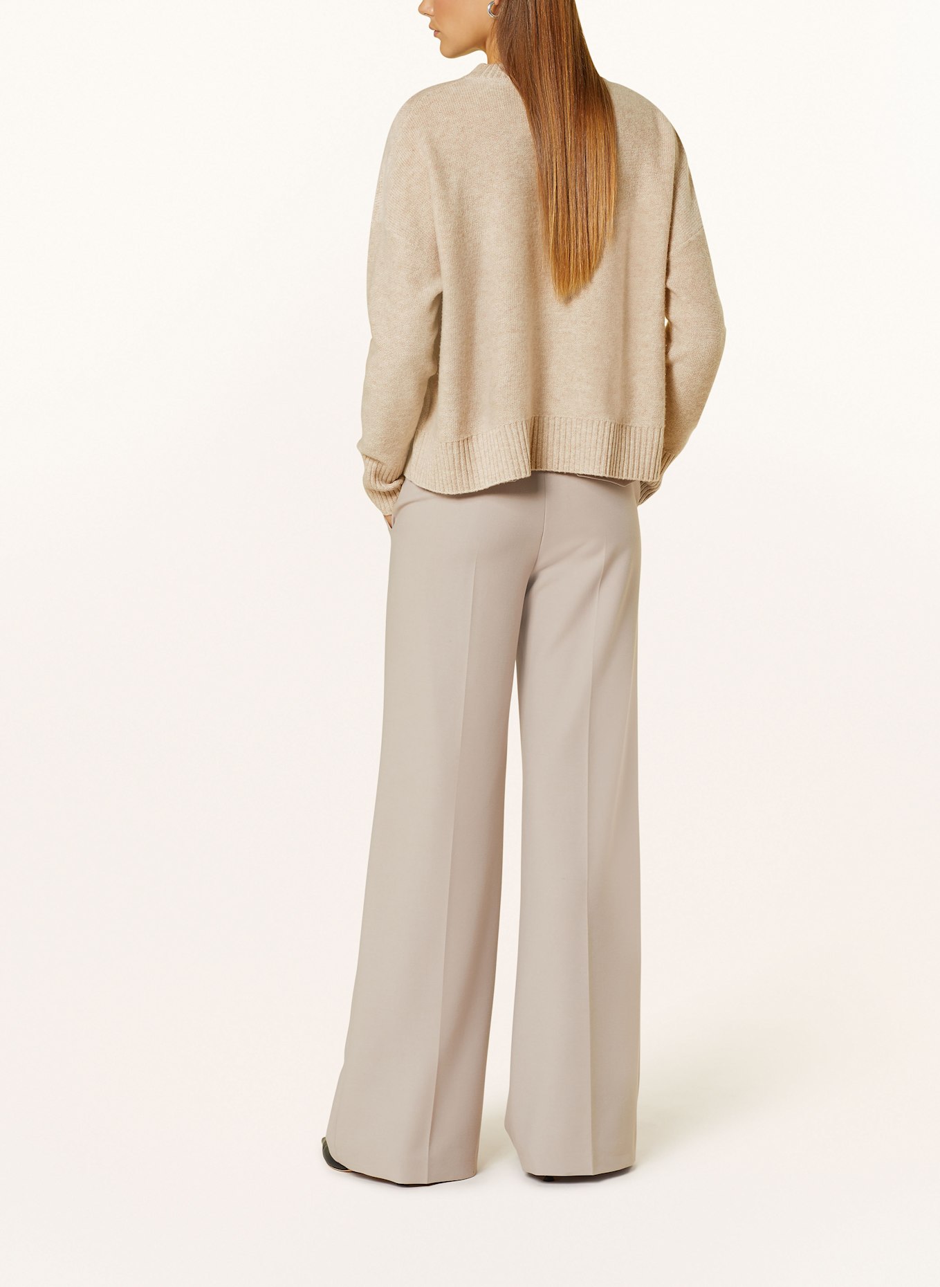 MRS & HUGS vertical pullover: BEIGE