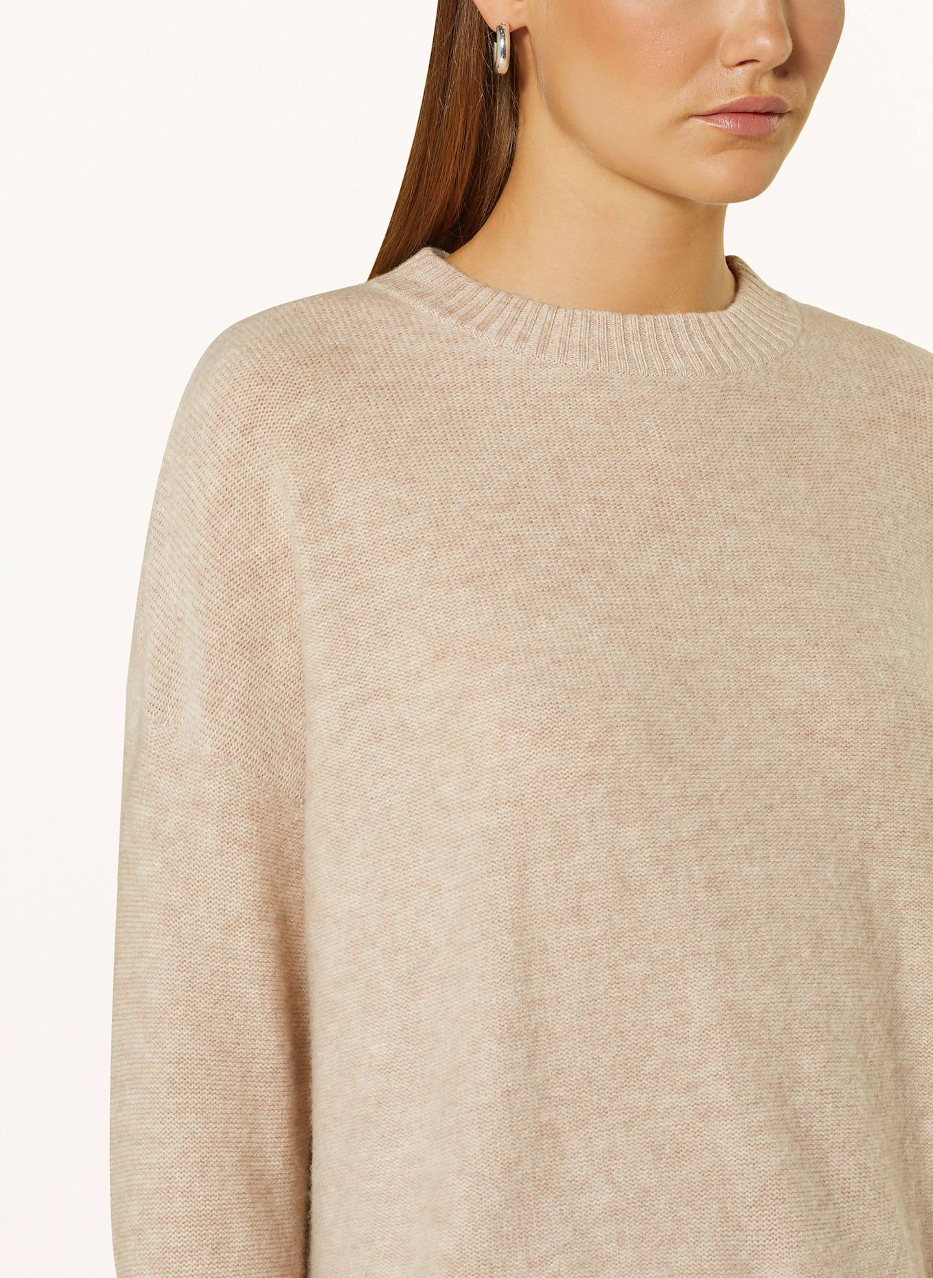 MRS & HUGS vertical pullover: BEIGE