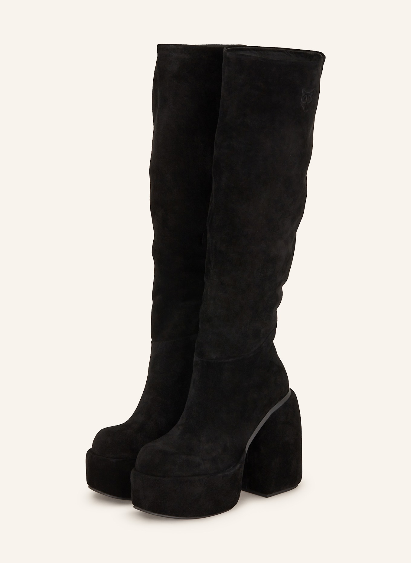 Black suede platform boots new arrivals