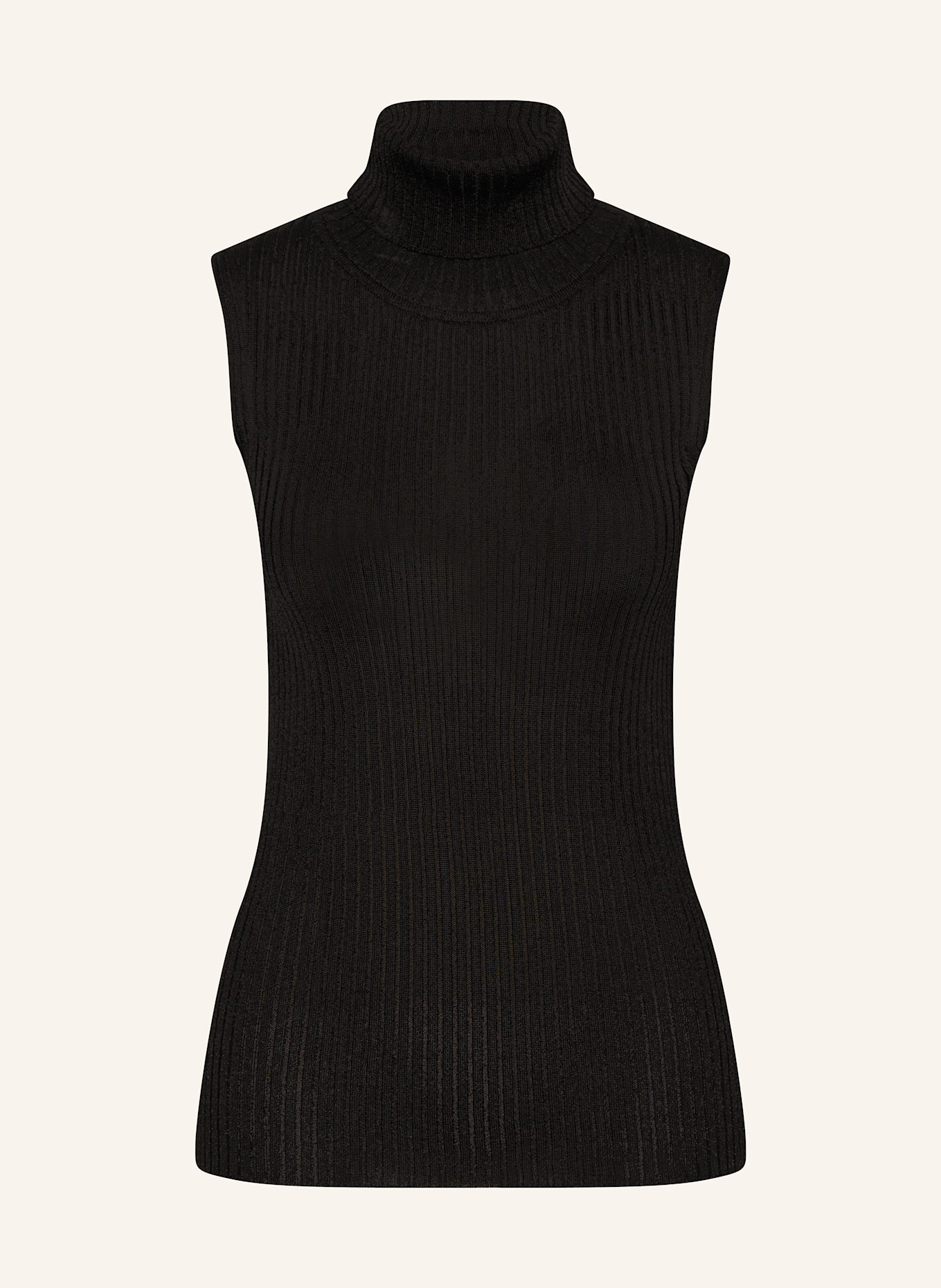 MRS & HUGS Stricktop mit Glitzergarn: SCHWARZ