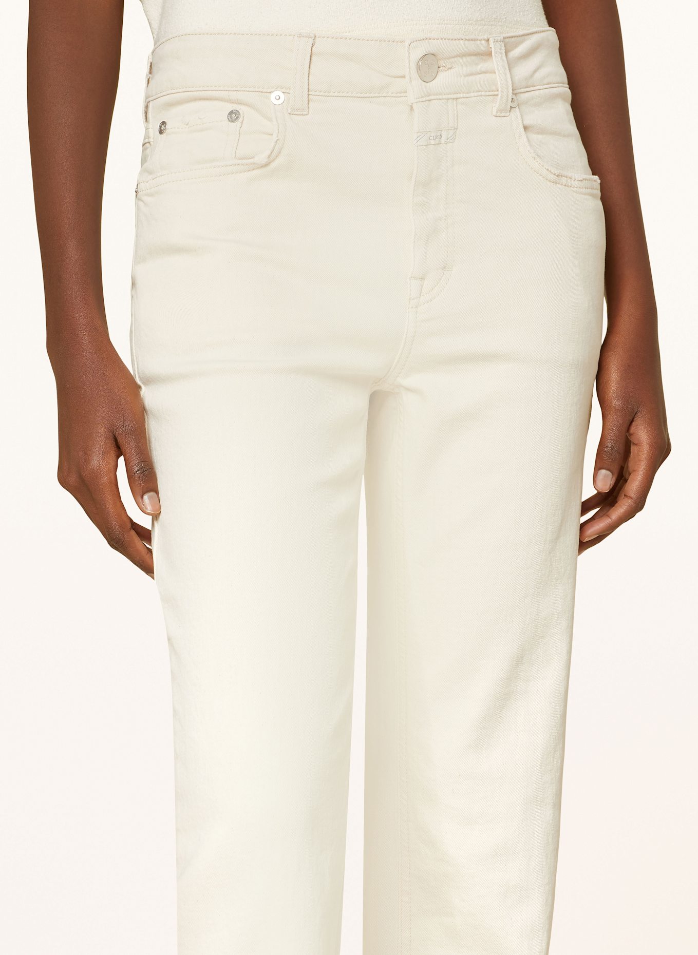 CLOSED Straight Jeans MILO: 218 IVORY