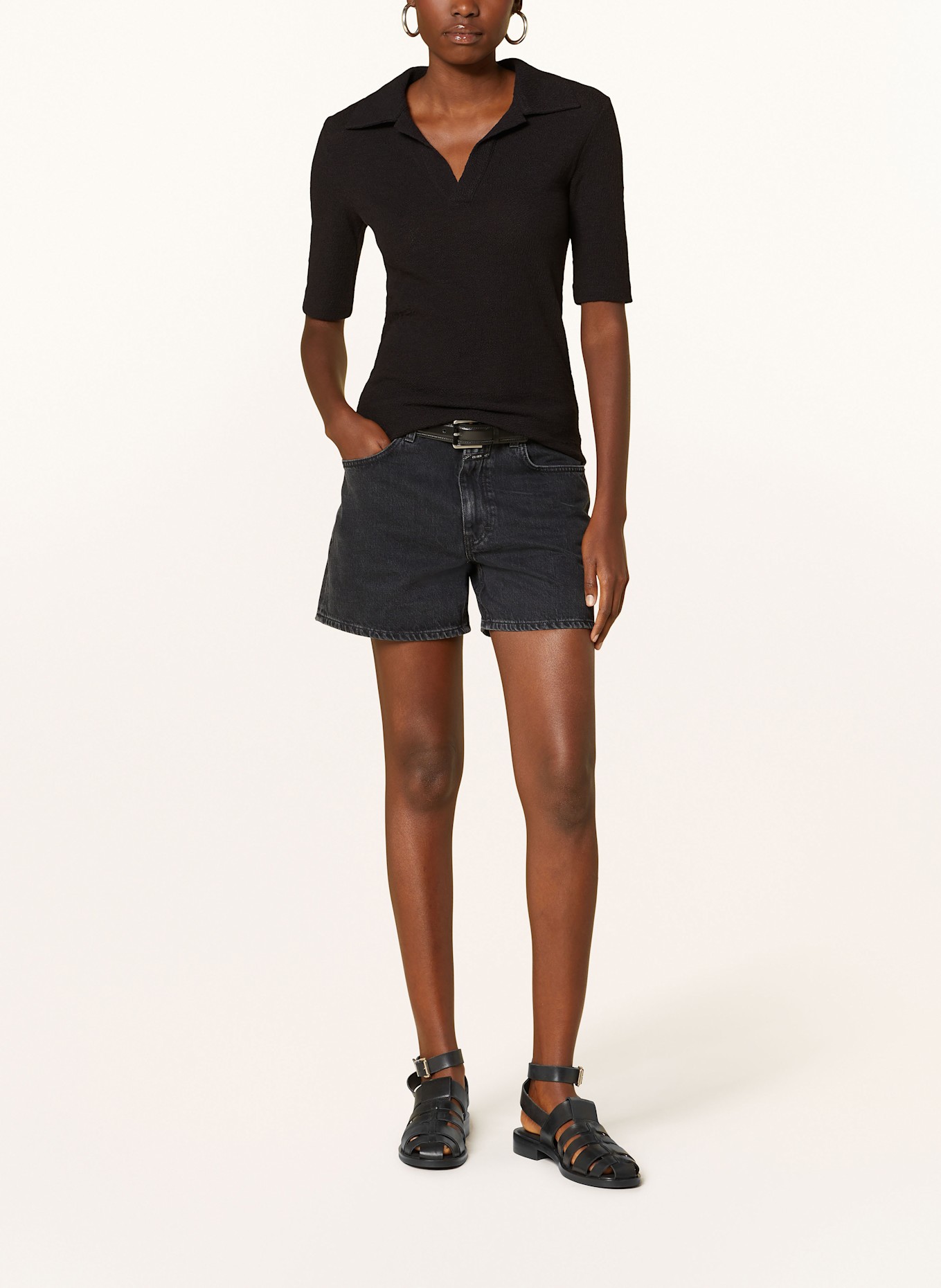 CLOSED Jeansshorts JANEY: DGY DARK GREY
