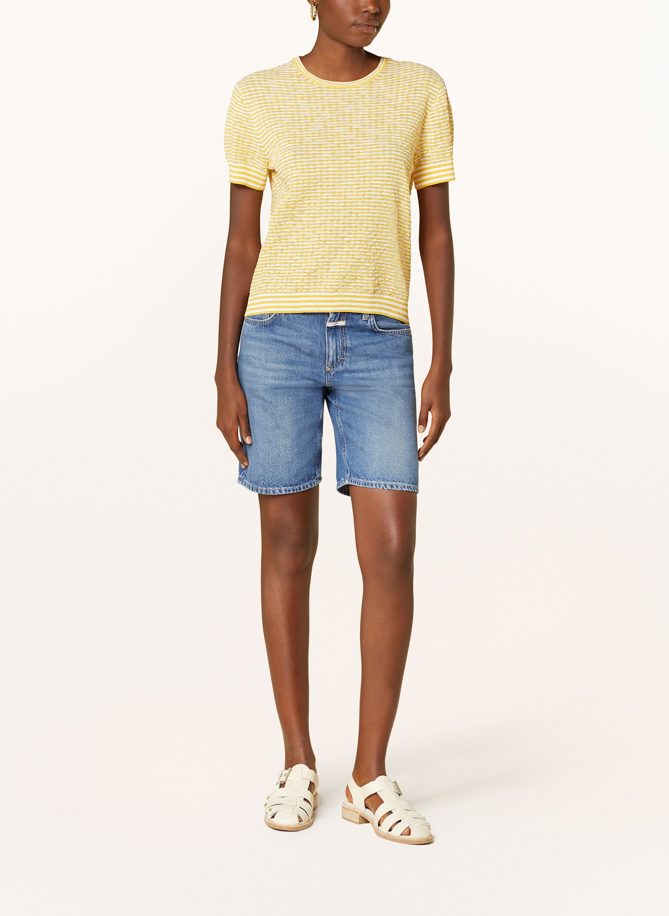 CLOSED Jeansshorts JINNIE: MBL MID BLUE