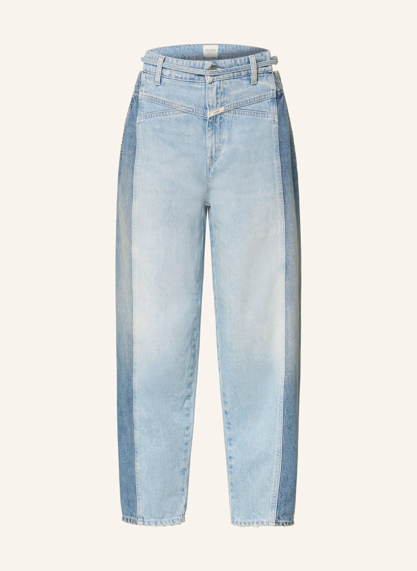 CLOSED 7/8-Jeans MADDI-X mit Cut-outs: LBL Light Blue