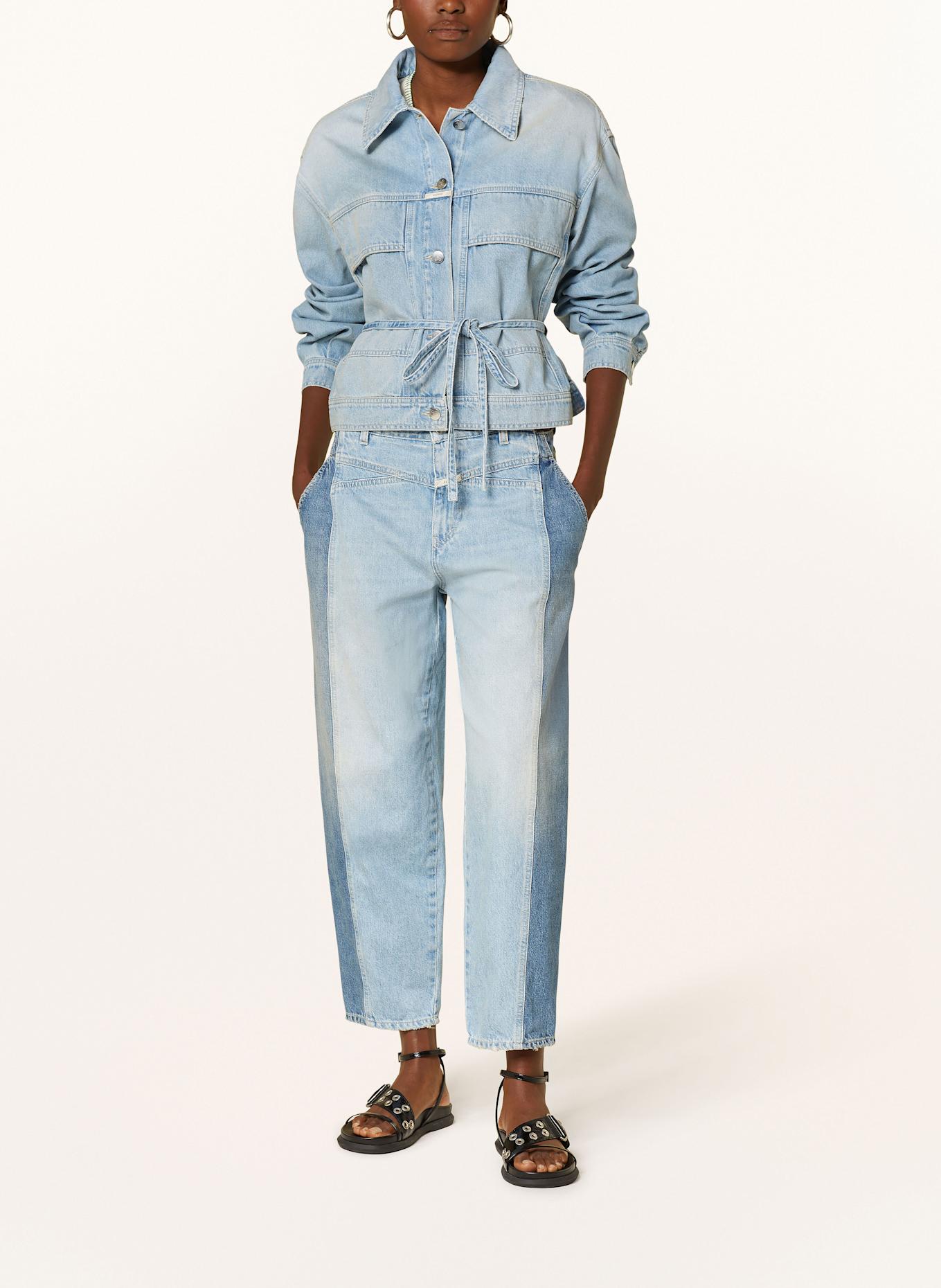 CLOSED 7/8-Jeans MADDI-X mit Cut-outs: LBL Light Blue