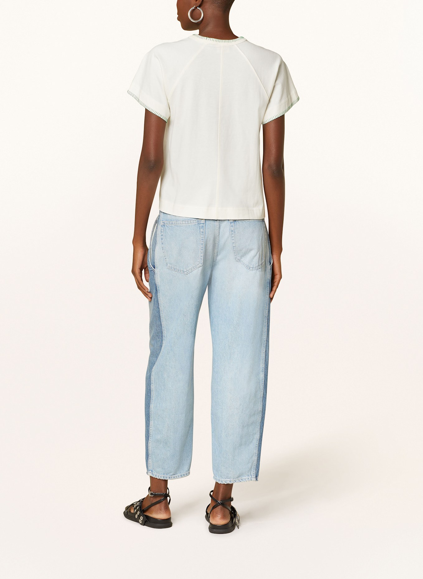 CLOSED 7/8-Jeans MADDI-X mit Cut-outs: LBL Light Blue