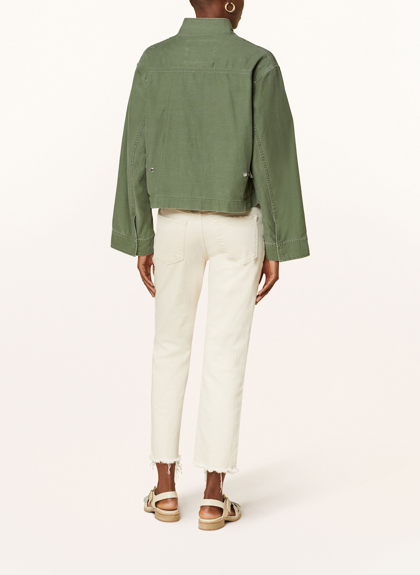 CLOSED Cropped-Fieldjacket: OLIV