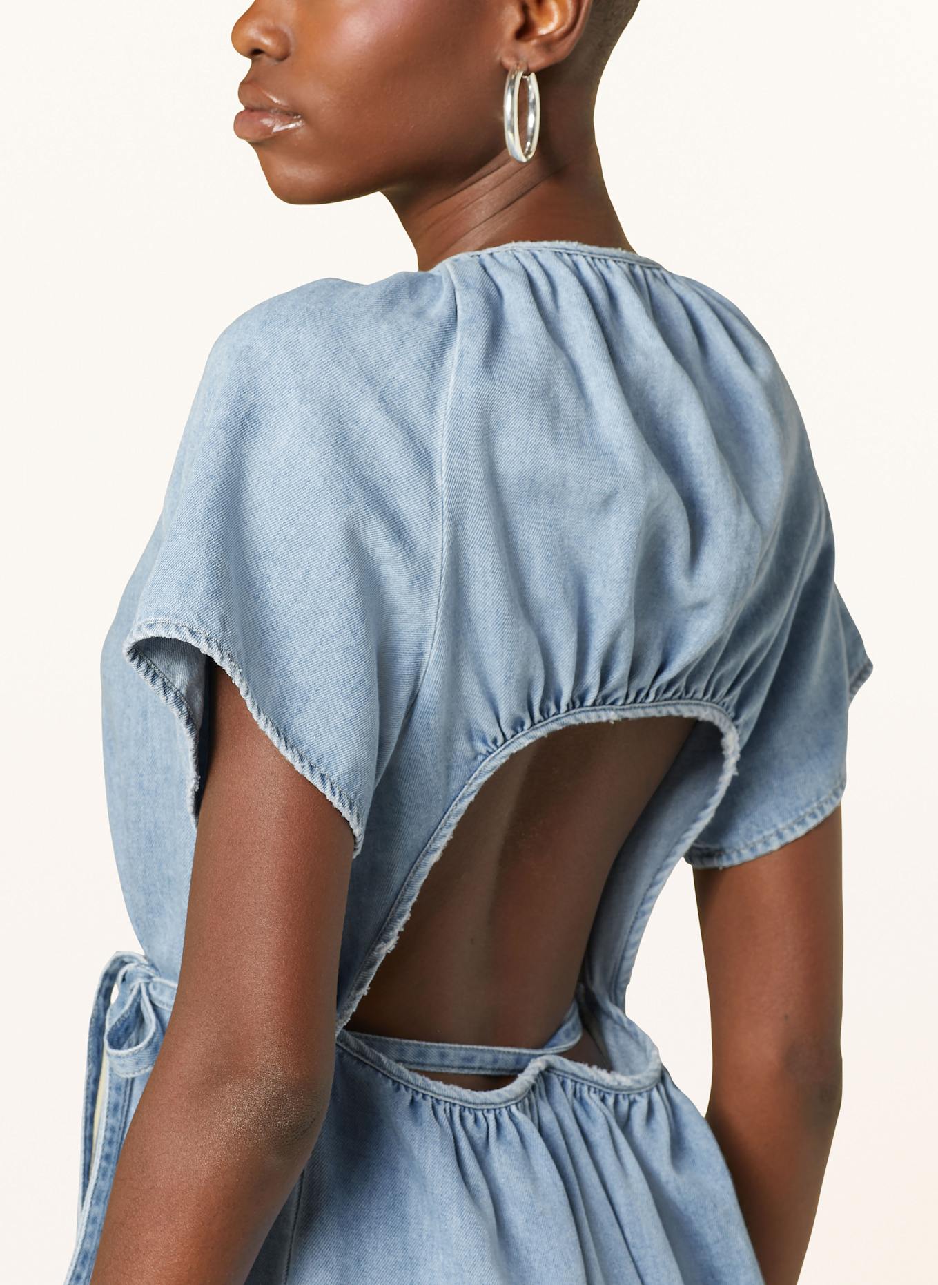 CLOSED Jeanskleid mit Cut-out: LBL Light Blue