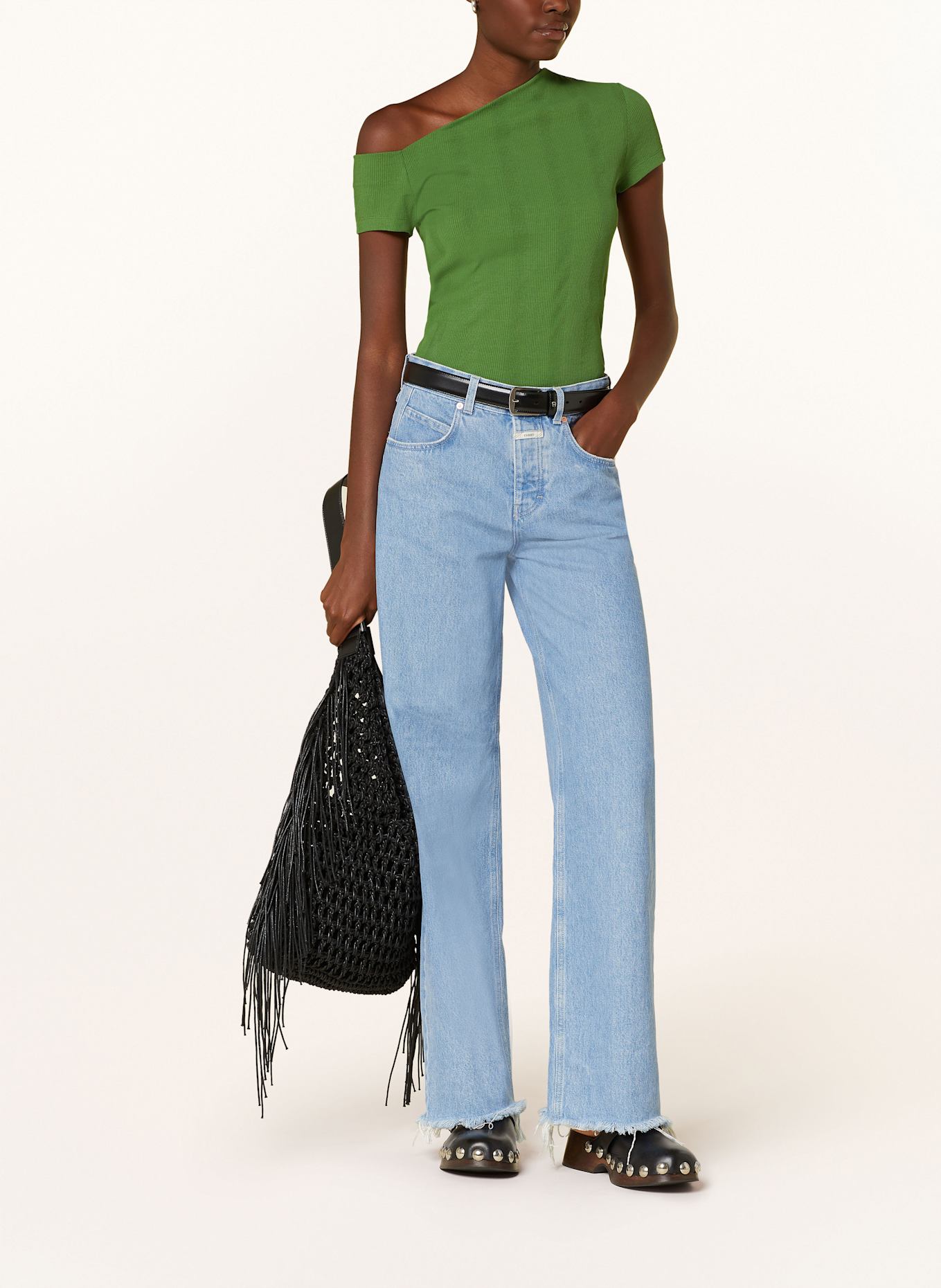 CLOSED T-Shirt: GRÜN