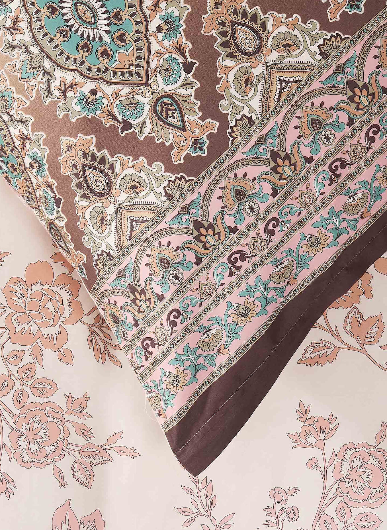 bassetti Bettwäsche AGRIGENTO 42: NUDE / BEIGE / BLAUGRAU