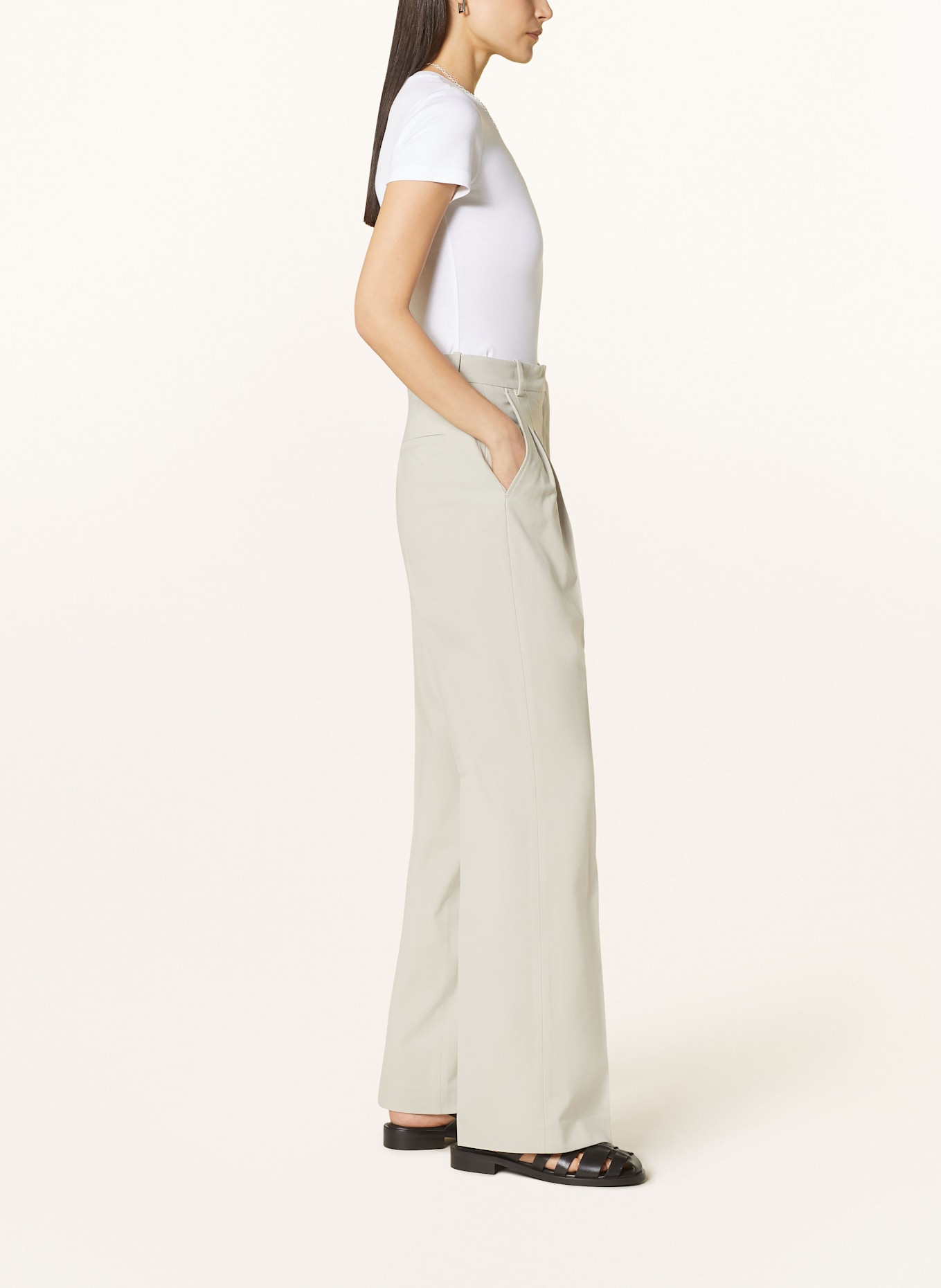 MRS & HUGS Trousers: CREAM