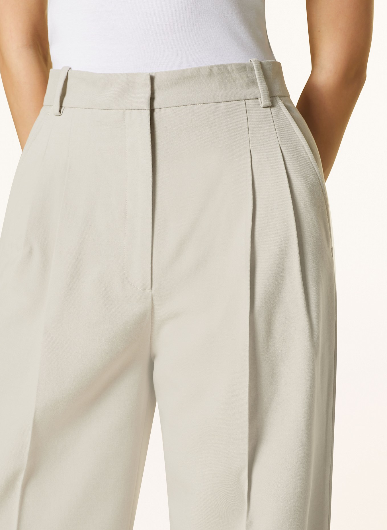 MRS & HUGS Trousers: CREAM