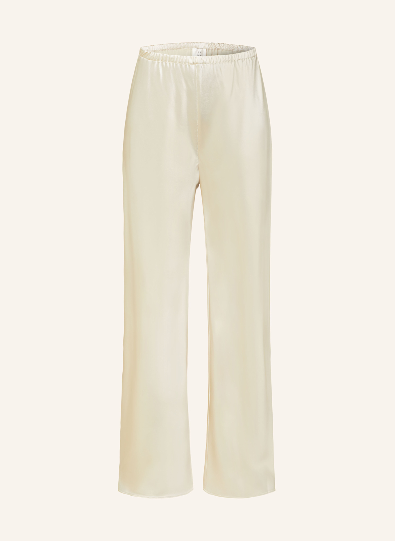 ALMADA LABEL Satinhose BIAS: CREME