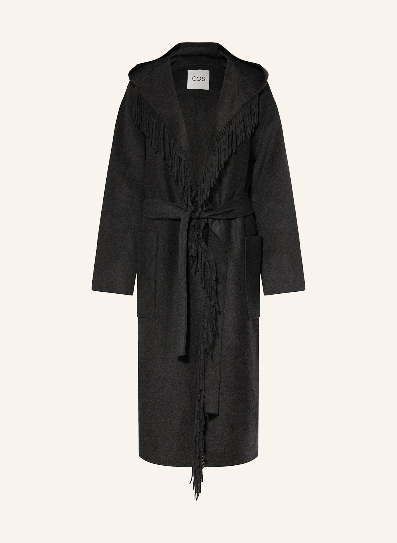COS Coat in dark gray