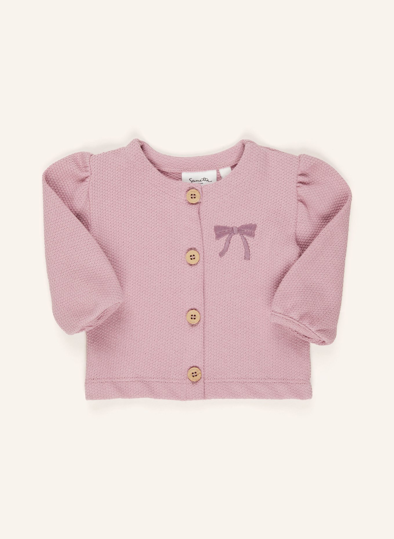 Sanetta PURE Sweat jacket: ROSE