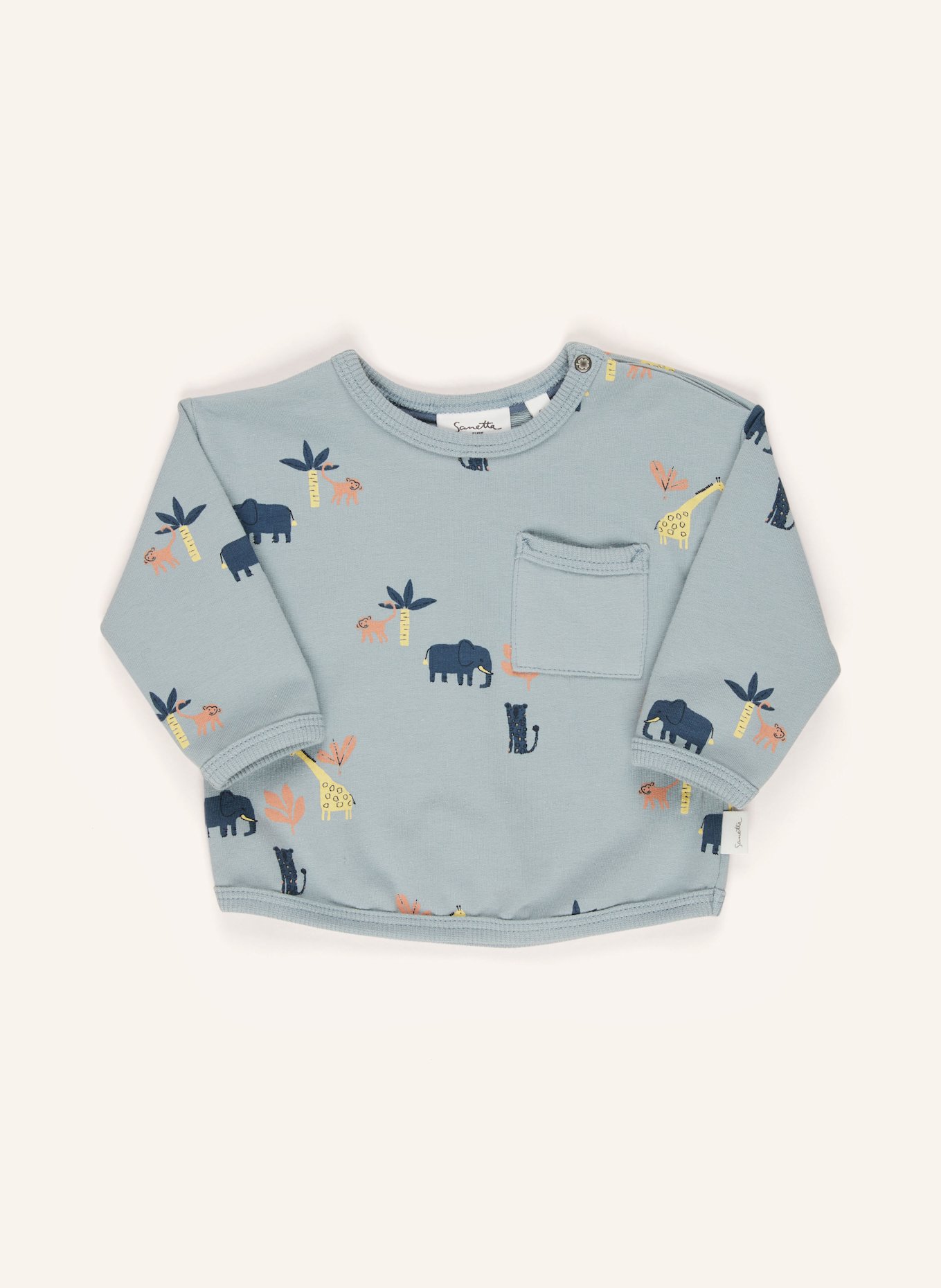 Sanetta PURE Sweatshirt: LIGHT BLUE