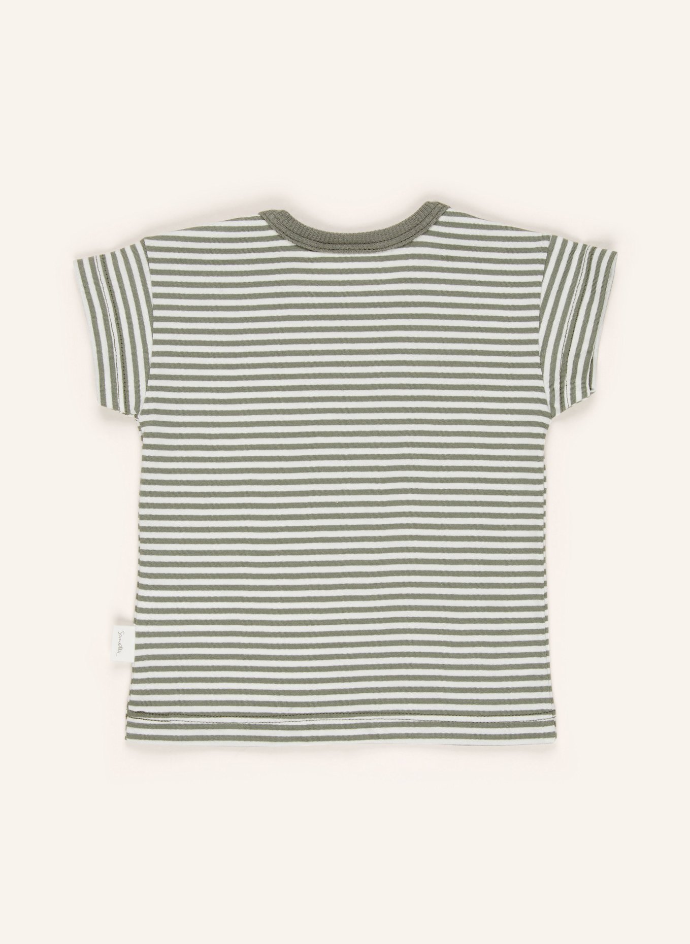 Sanetta PURE T-Shirt: WEISS / GRÜN