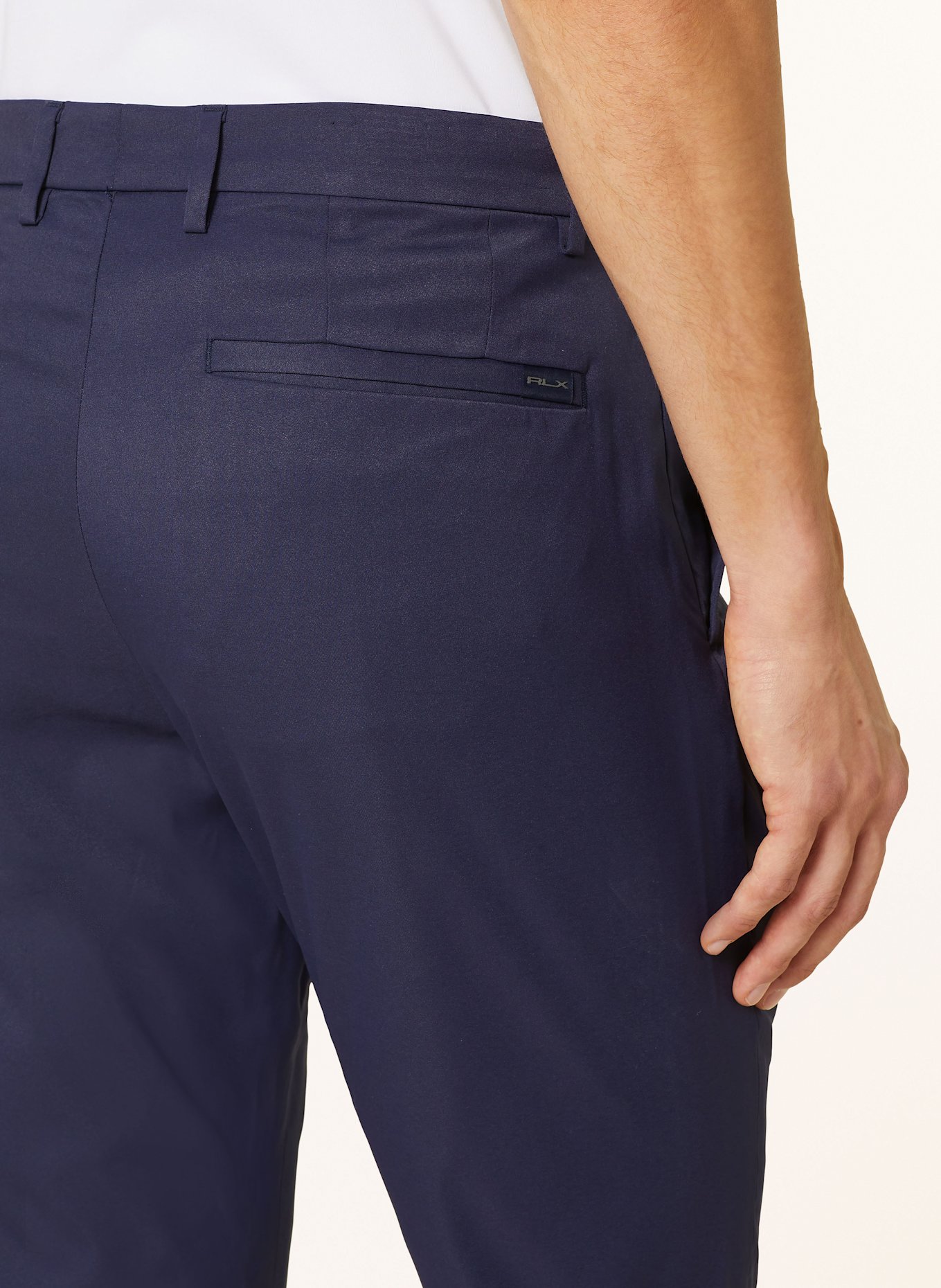 RLX RALPH LAUREN Golfové kalhoty: TMAVĚ MODRÁ