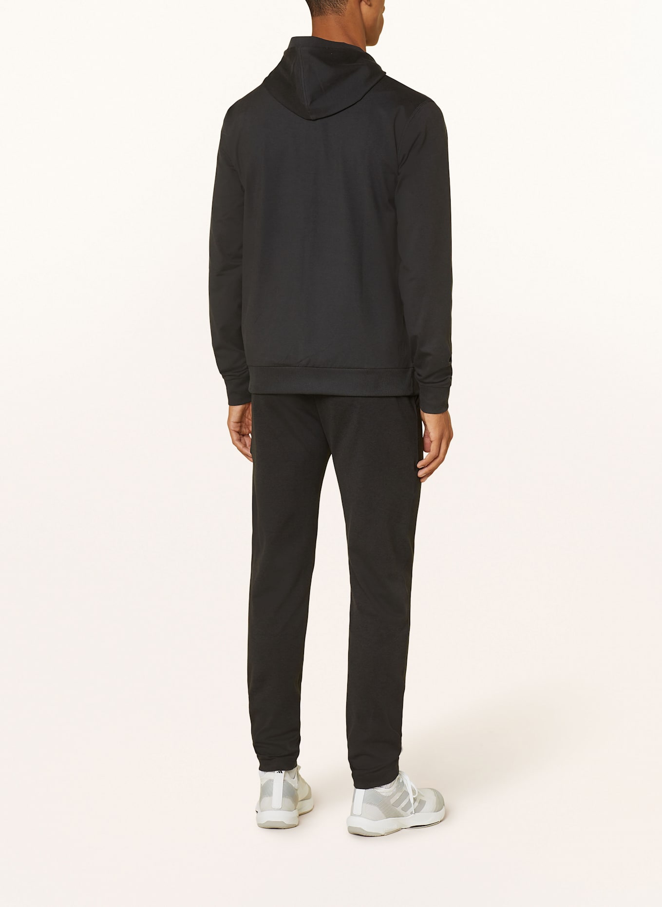 vuori CORONADE sweat jacket: BLACK