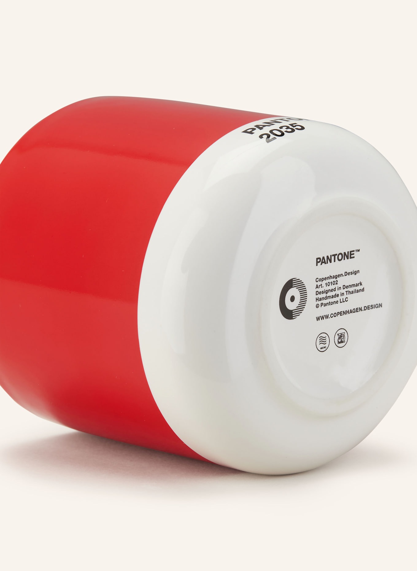 PANTONE Latte-Thermobecher: ROT