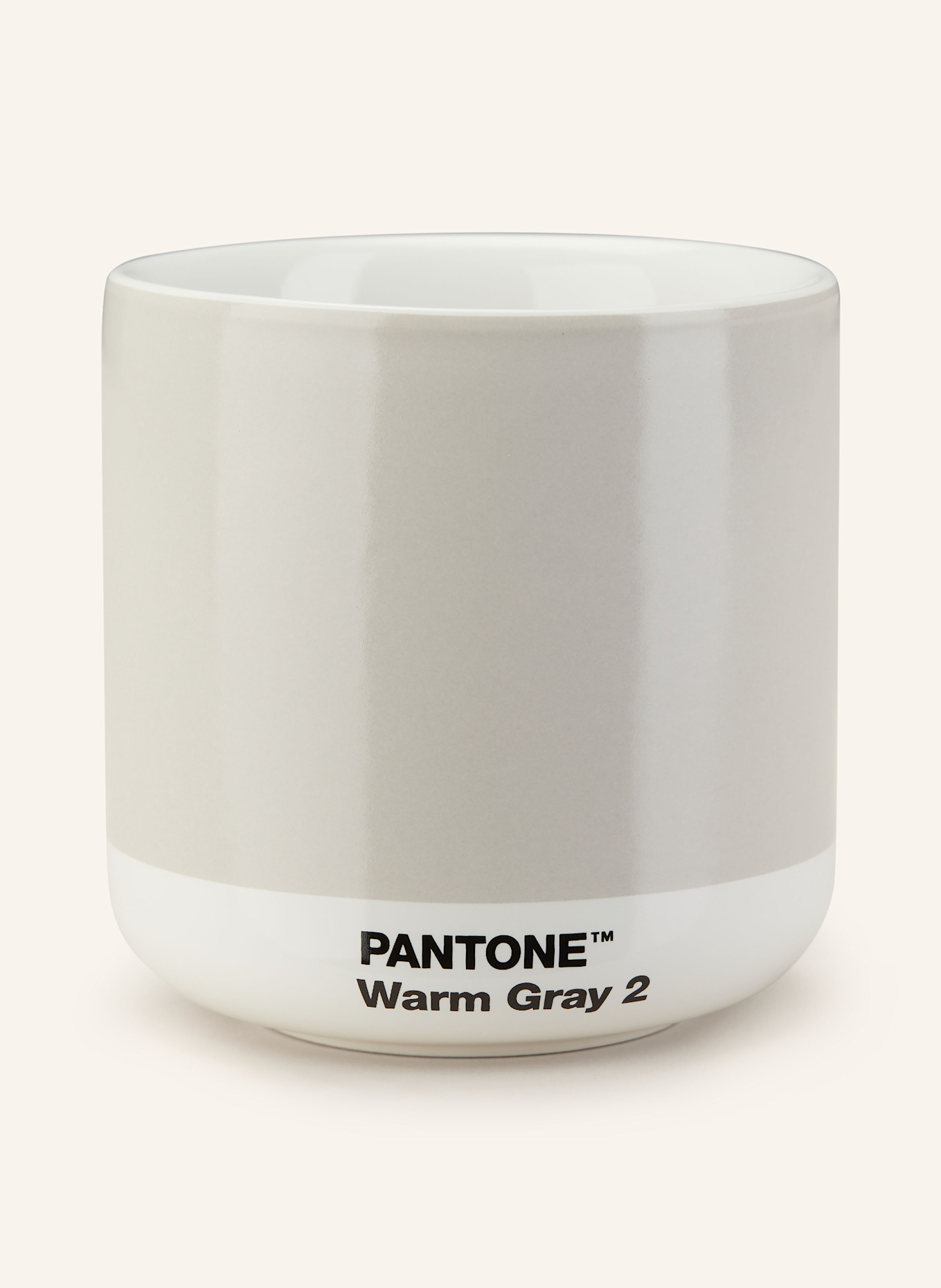 PANTONE Latte-Thermobecher: HELLGRAU