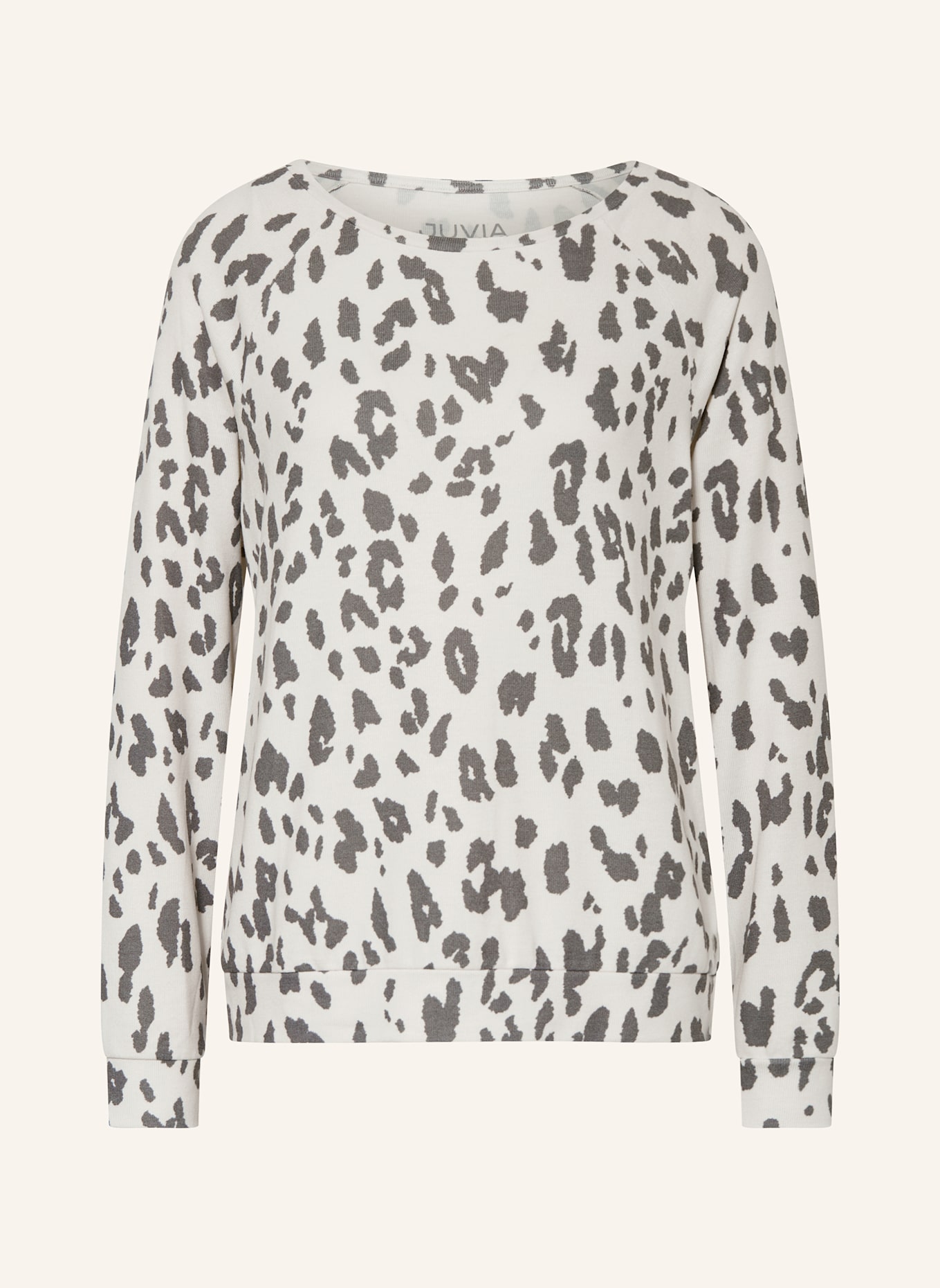 Juvia Schlafshirt EASY: CREME / GRAU