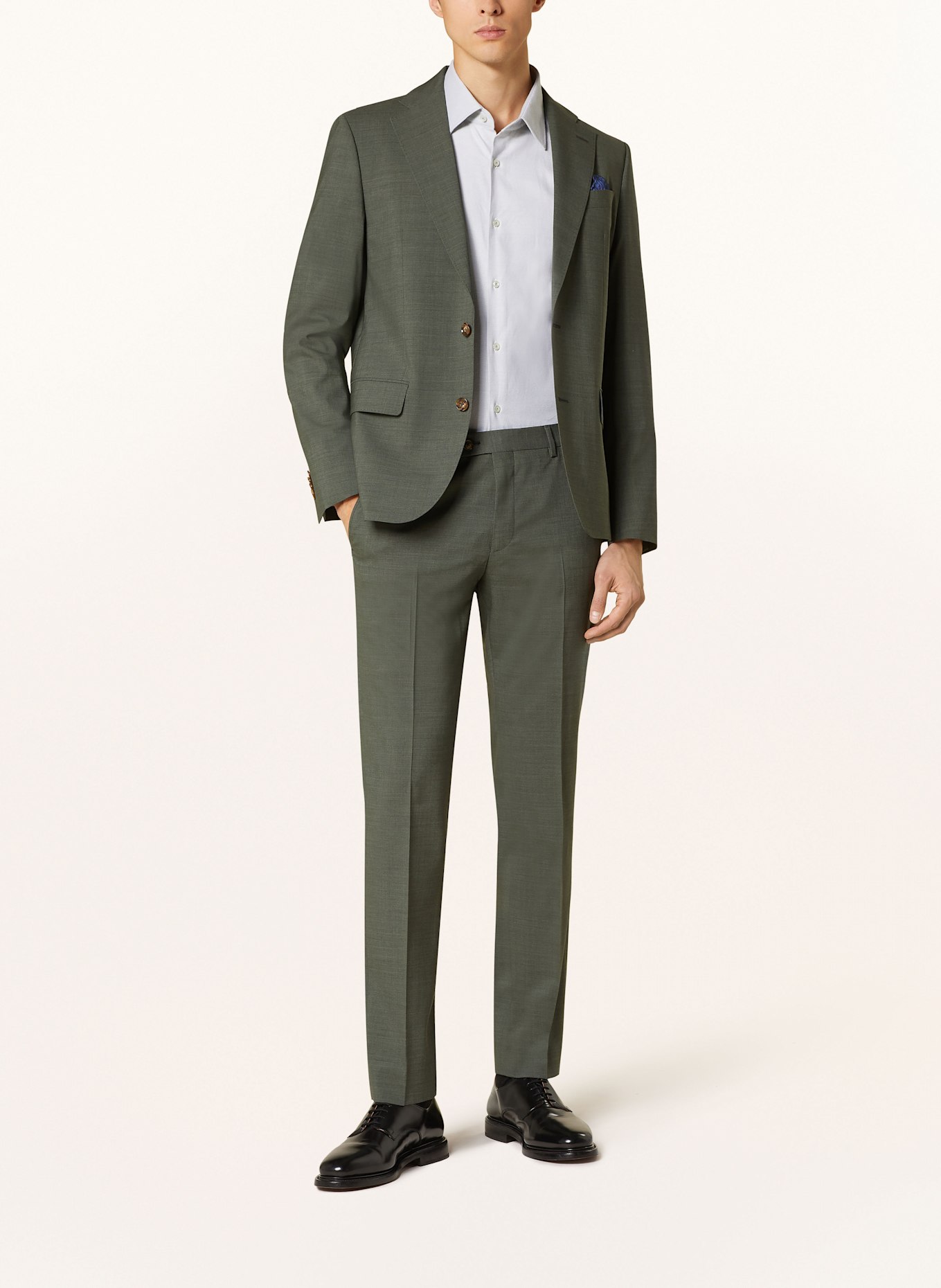 SAND COPENHAGEN Oblekové kalhoty CRAIG Slim Fit, Barva: 460 GREEN (Obrázek 2)