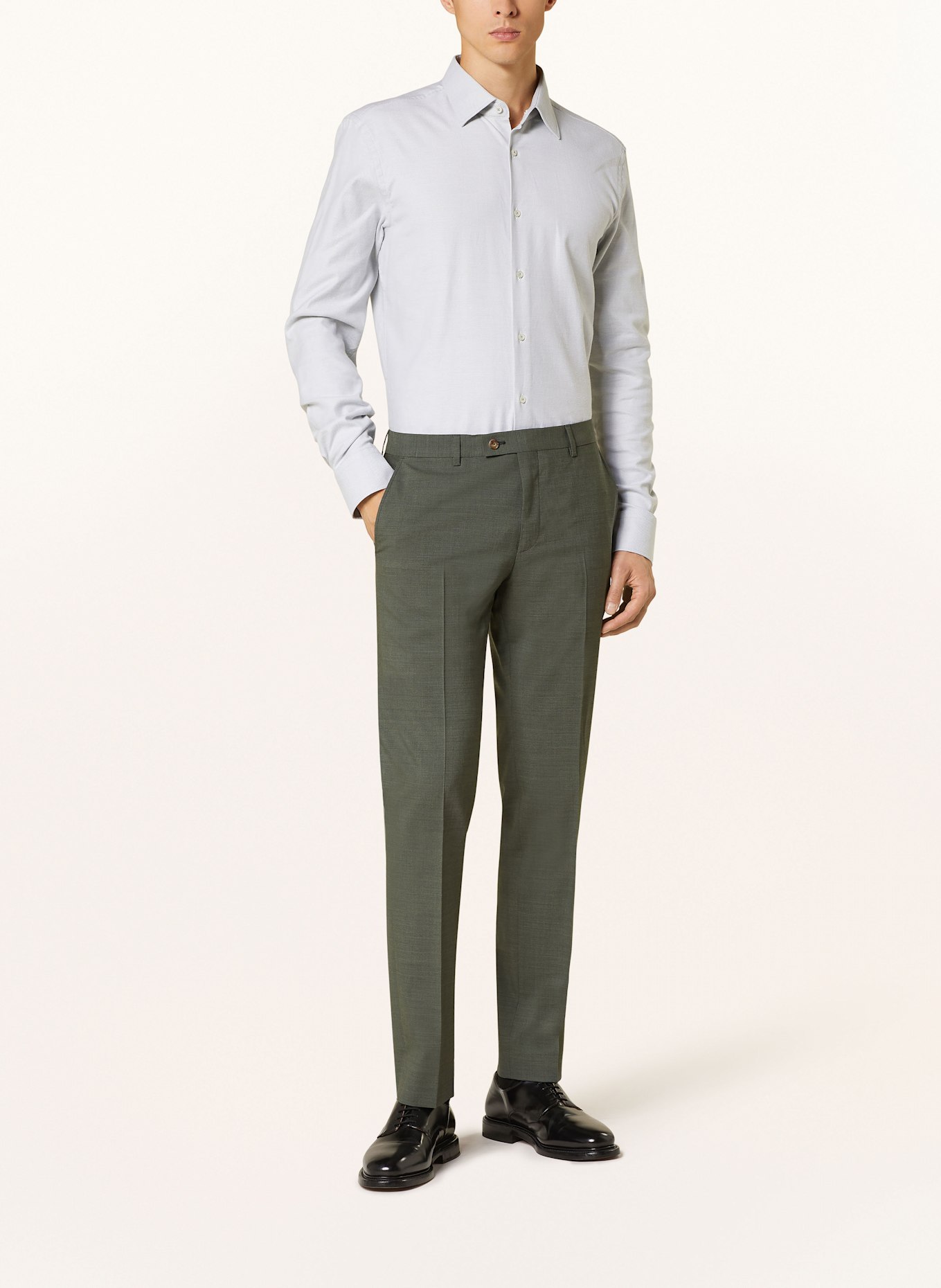 SAND COPENHAGEN Oblekové kalhoty CRAIG Slim Fit, Barva: 460 GREEN (Obrázek 3)