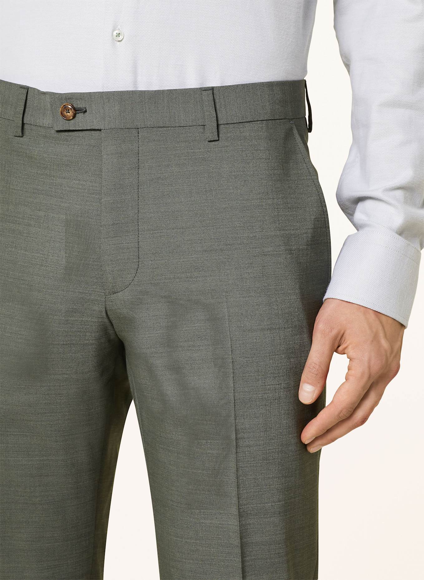 SAND COPENHAGEN Oblekové kalhoty CRAIG Slim Fit, Barva: 460 GREEN (Obrázek 6)