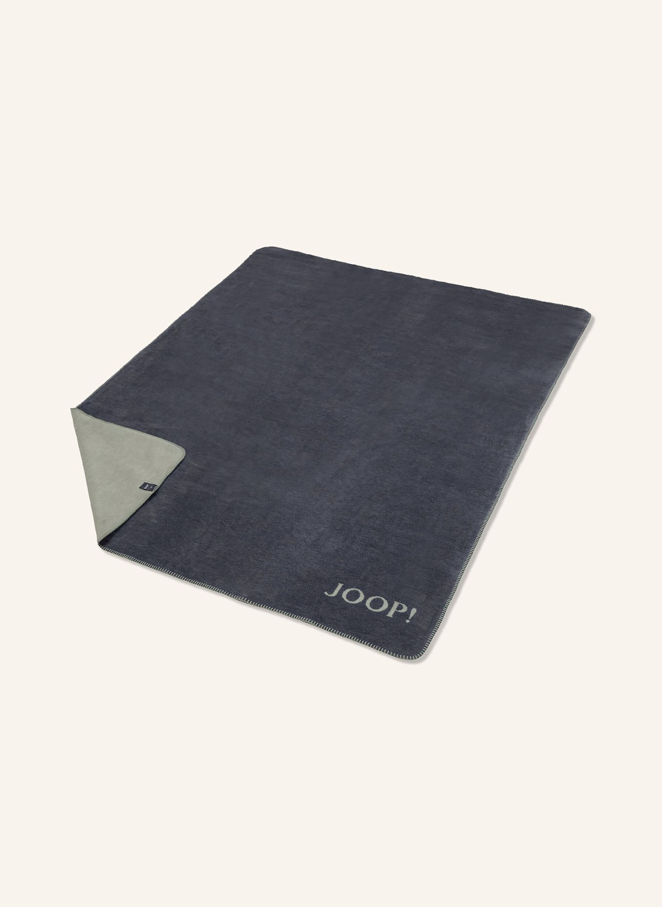 JOOP! Plaid JOOP! MELANGE: DUNKELBLAU/ OLIV