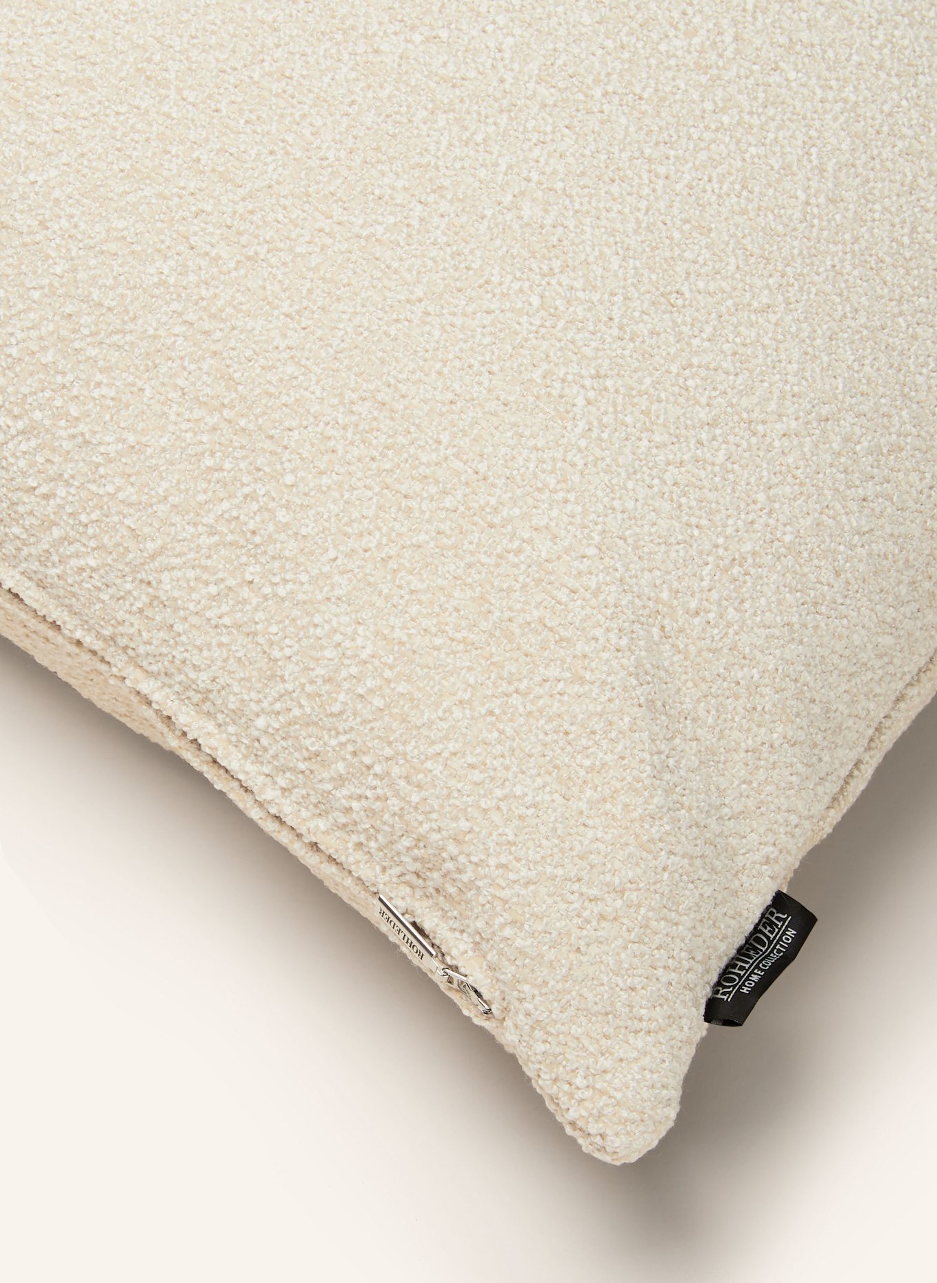 ROHLEDER Dekokissen ONO mit Daunenfüllung: CREME