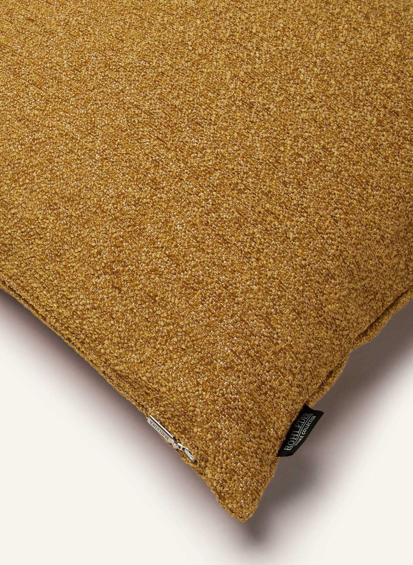 ROHLEDER Dekokissen ONO mit Daunenfüllung: CAMEL