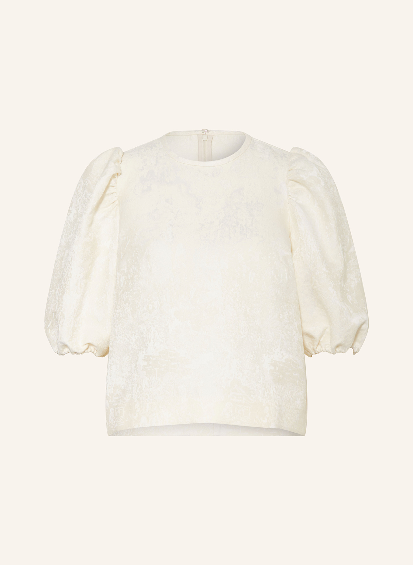 IVY OAK Blusenshirt ELISABETH mit 3/4-Arm: WEISS