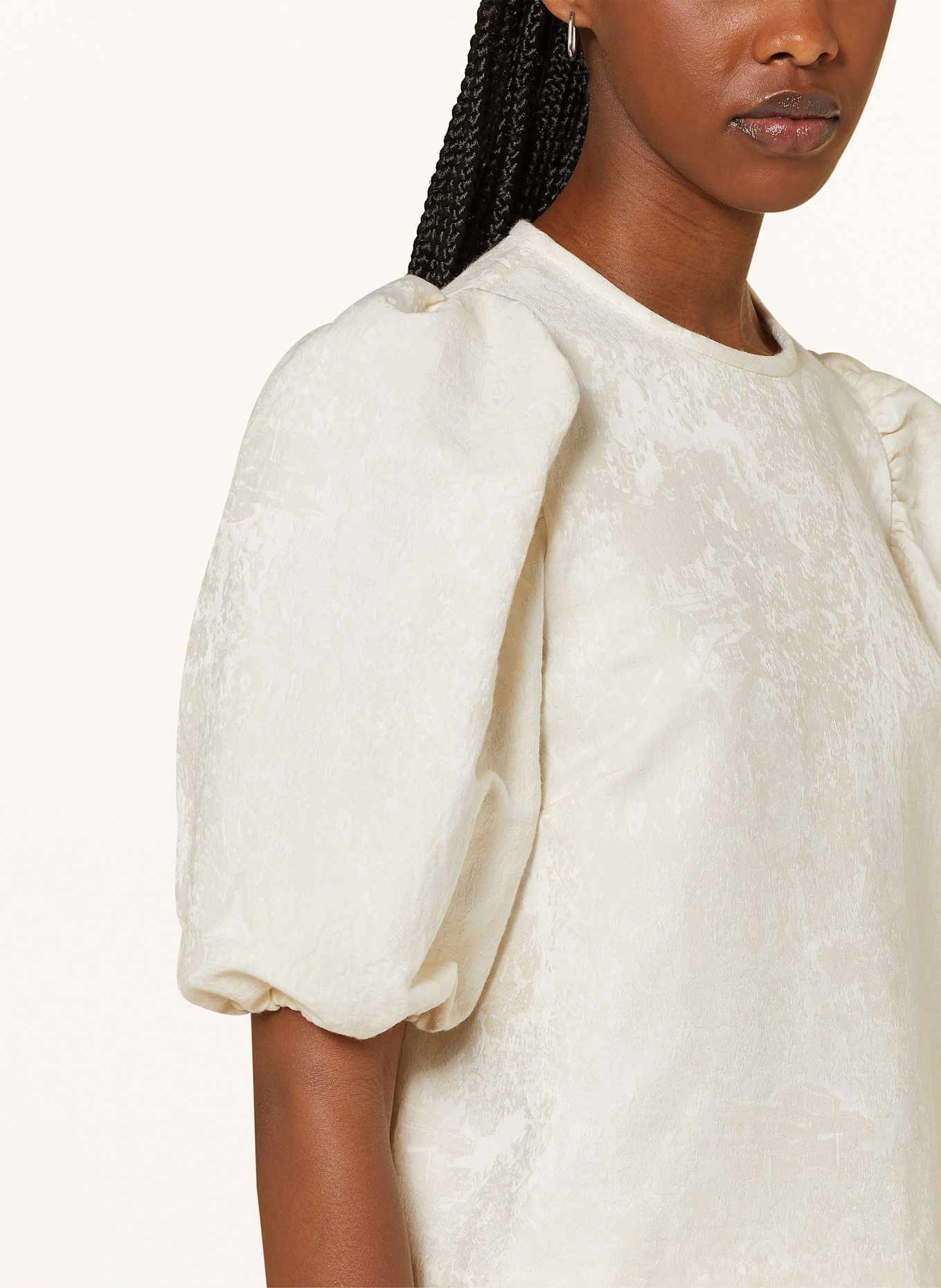 IVY OAK Blusenshirt ELISABETH mit 3/4-Arm: WEISS