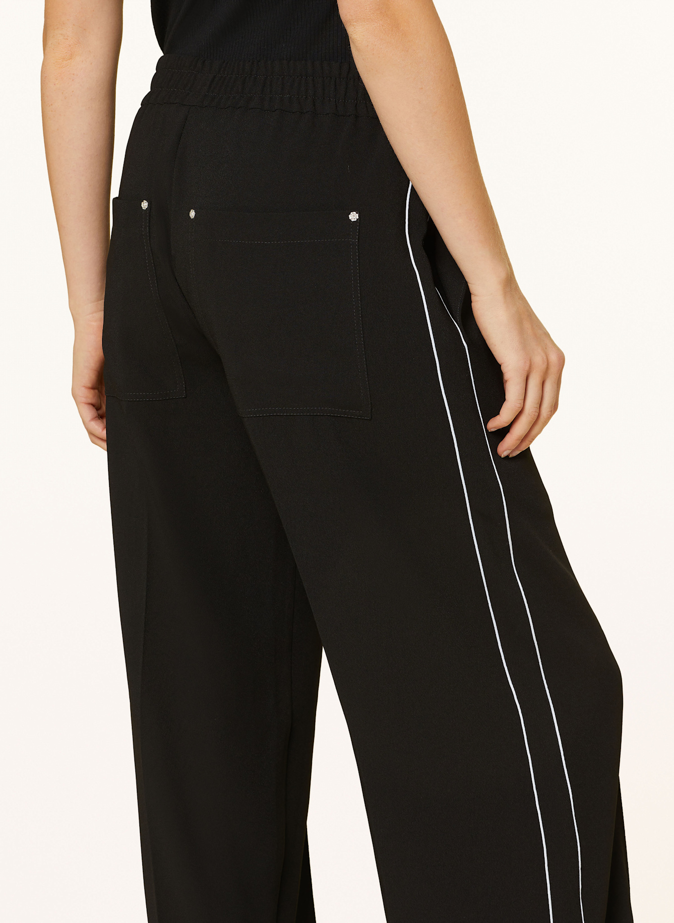 MAC DAYDREAM Spodnie marlena BEAUTY SPORTS: CZARNY