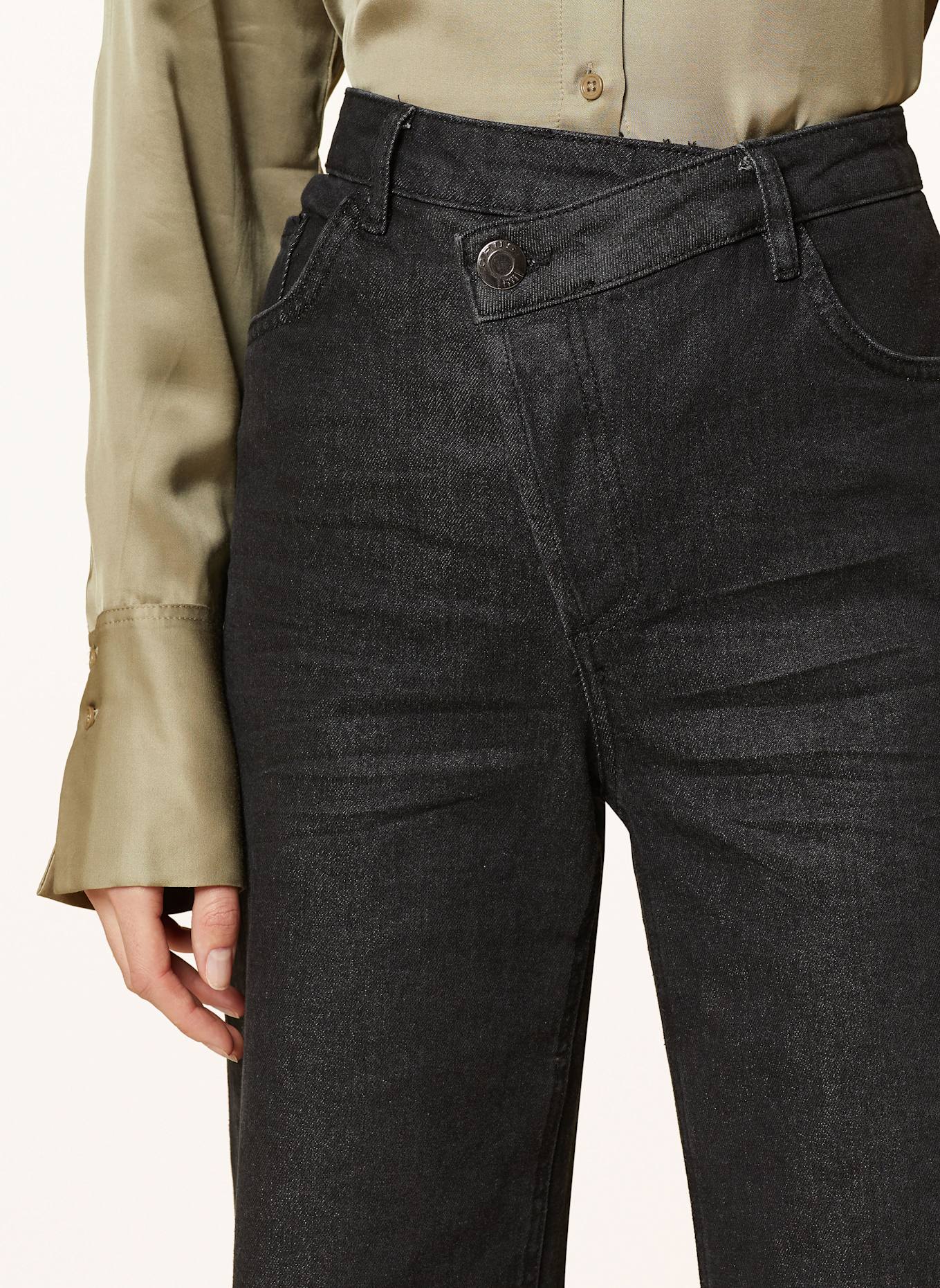 OPUS Jeansy MARLI: 70174 asphalt grey