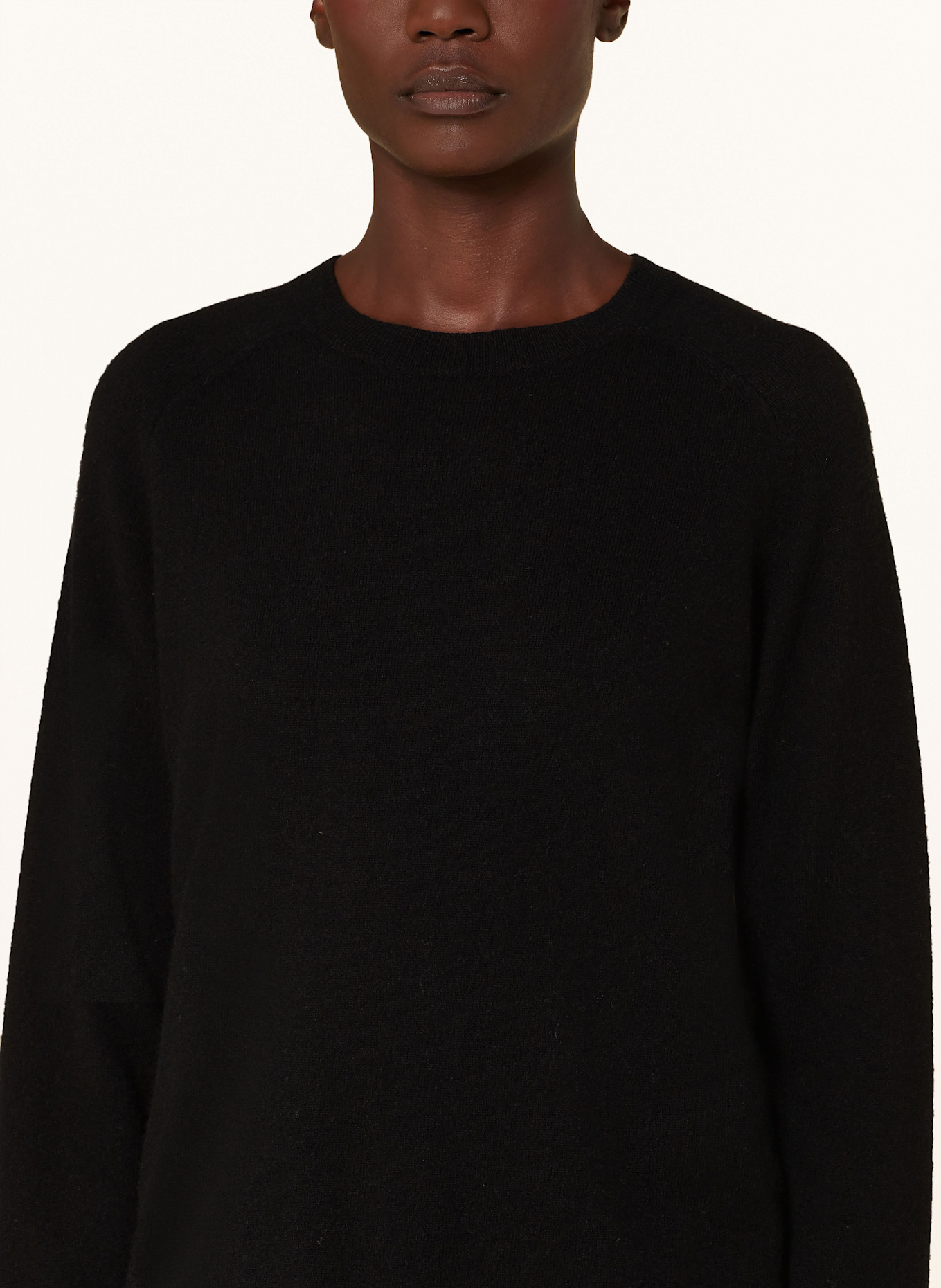 SMINFINITY Pullover mit Cashmere: SCHWARZ